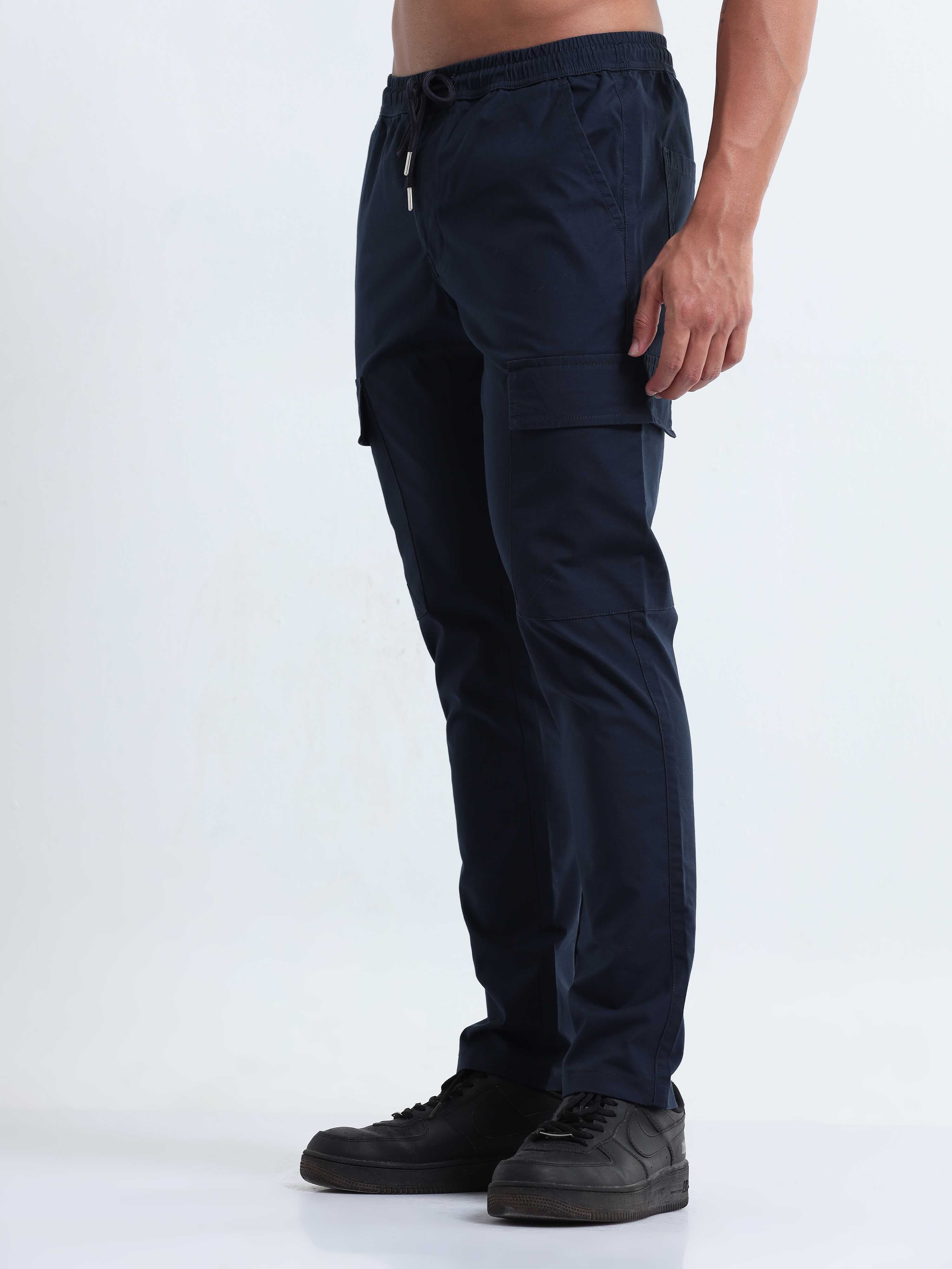 Air Sense Navy Cargo Pants for Men