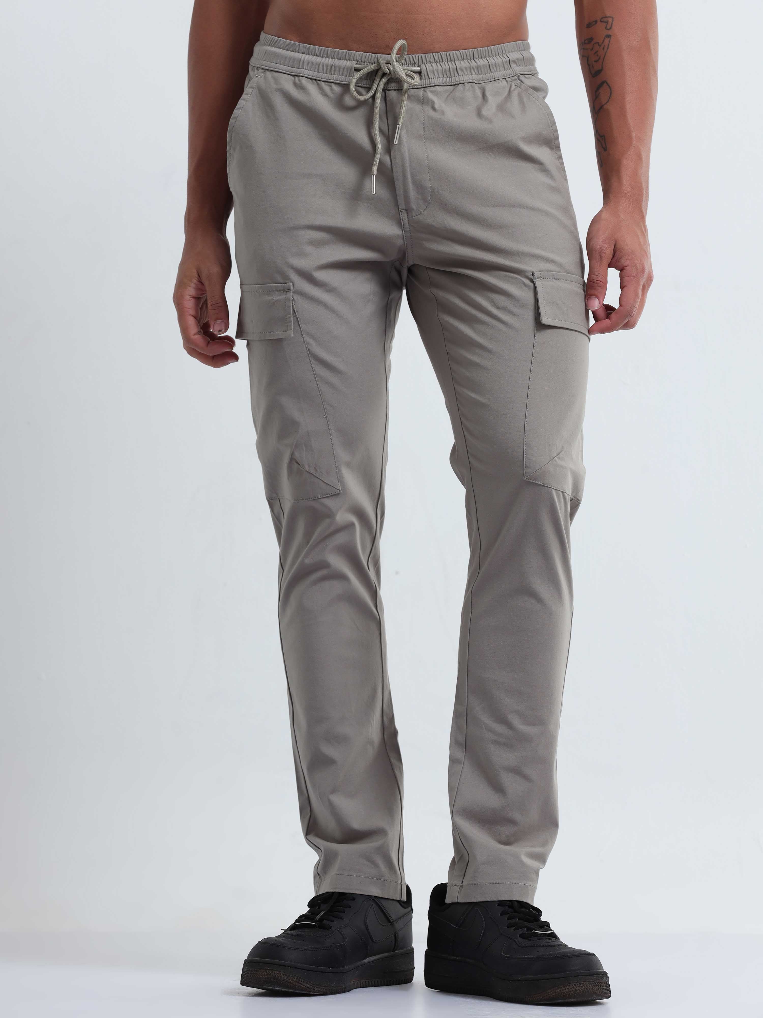 Air Sense Cement Cargo Pants for Men