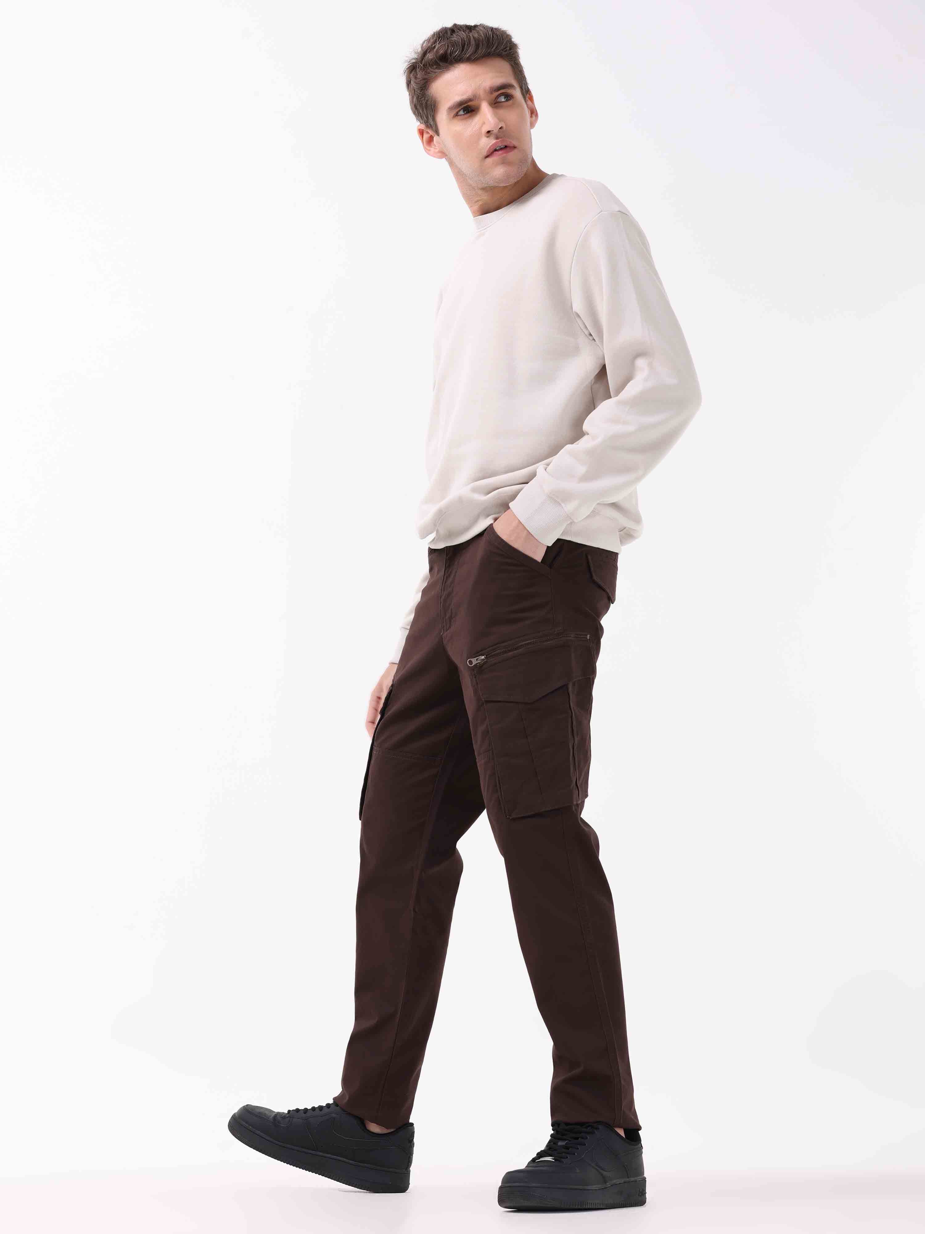 Utility Coffee Cargo Pant