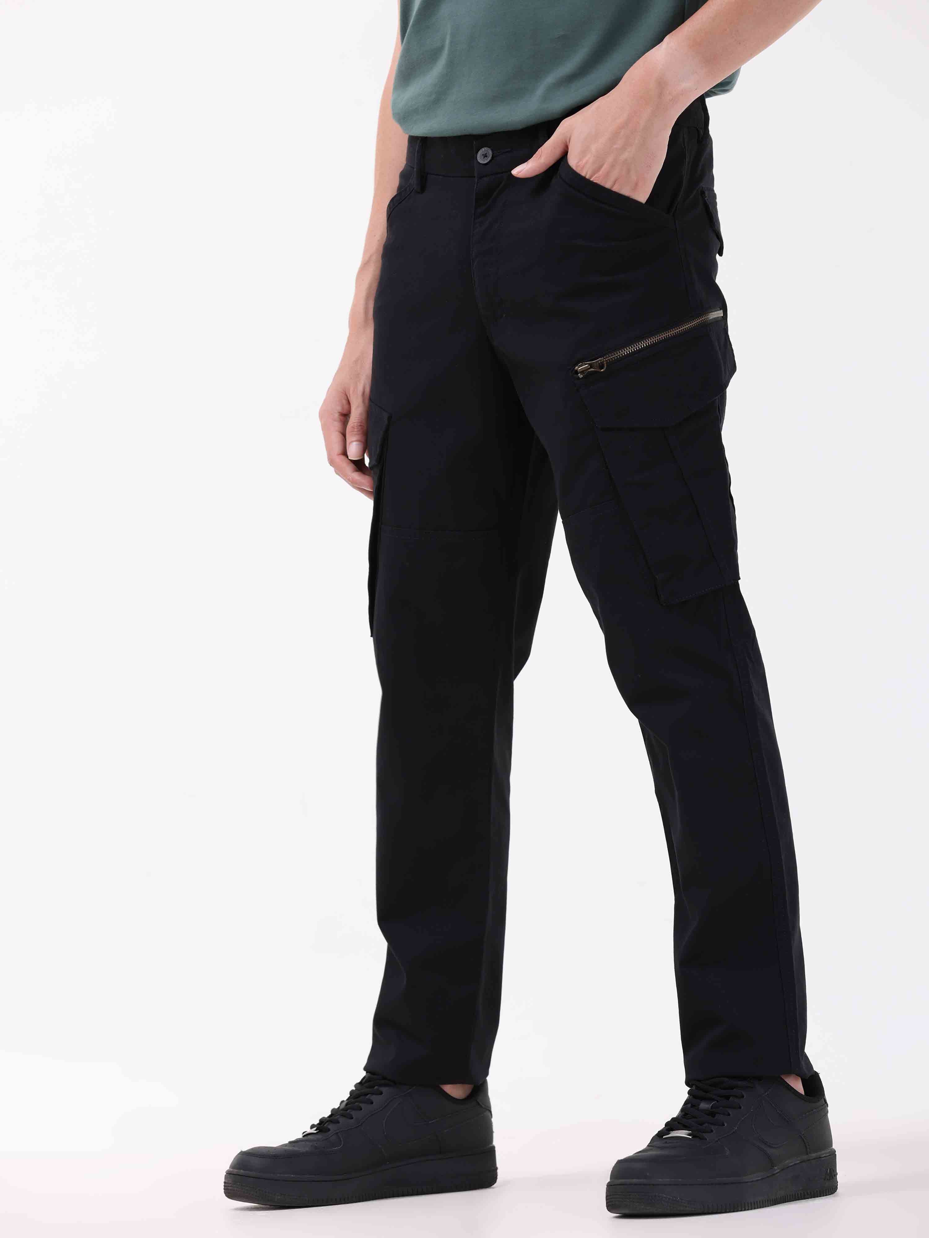 Utility Black Cargo Pant