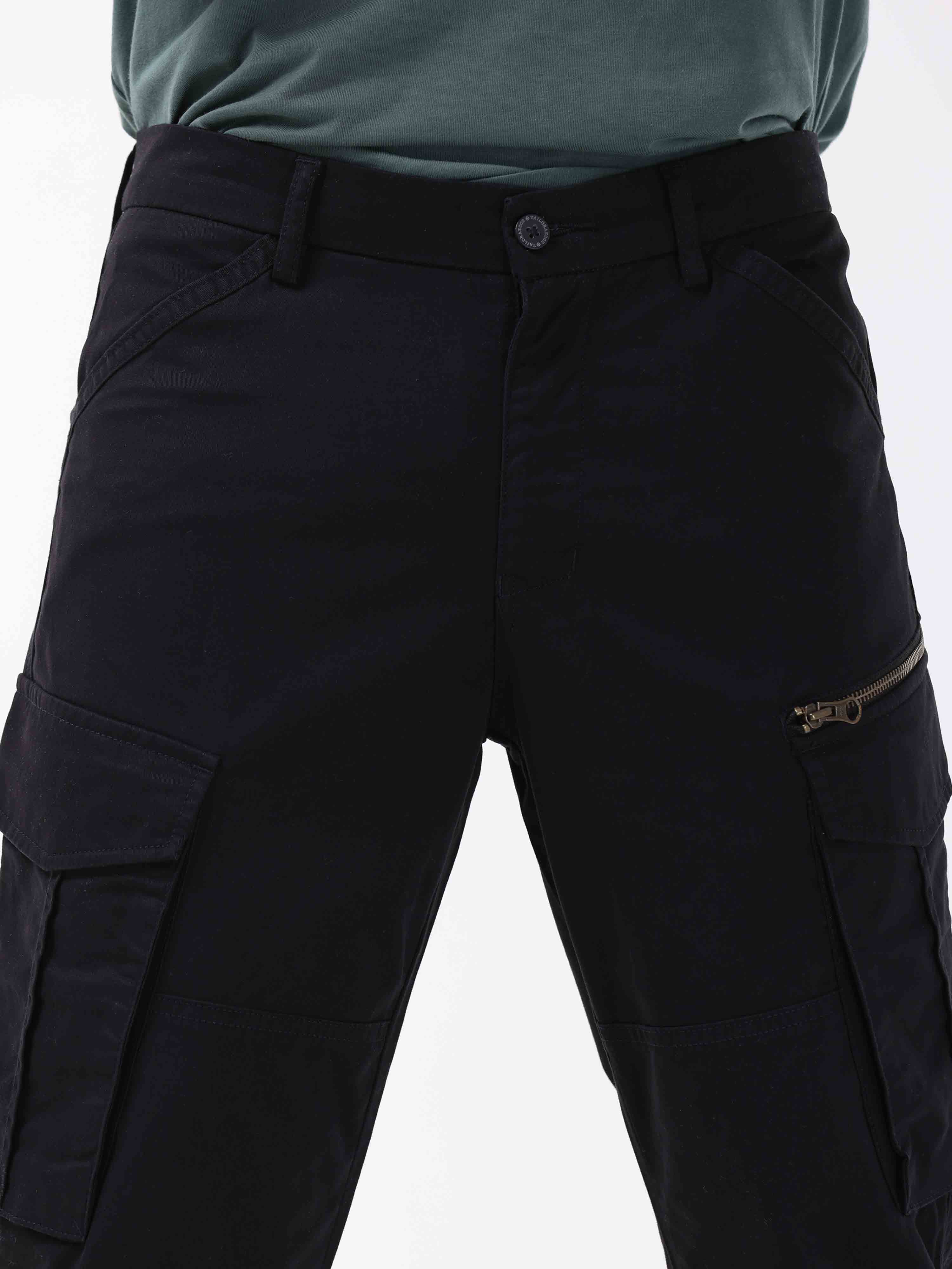 Utility Black Cargo Pant