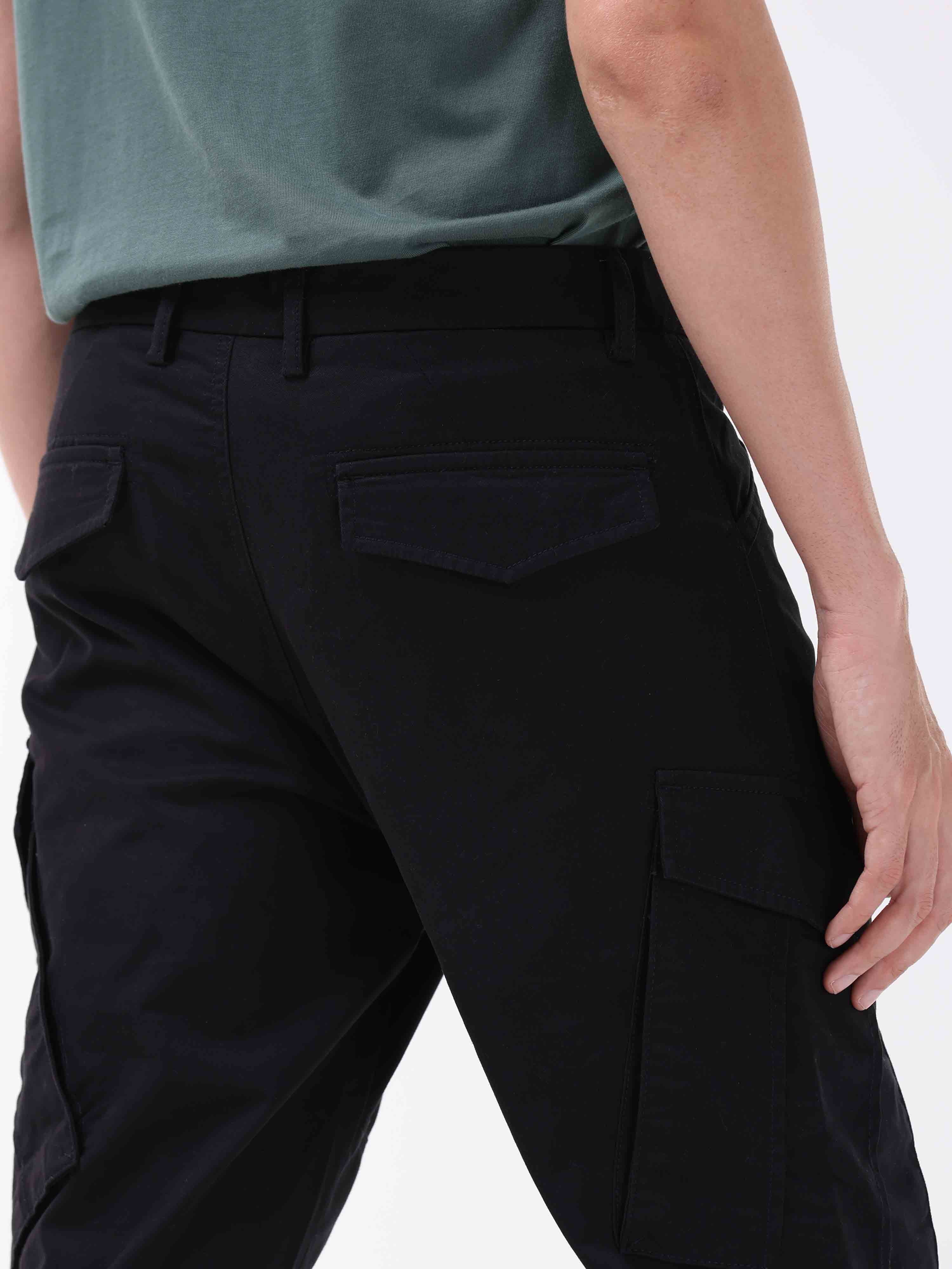 Utility Black Cargo Pant