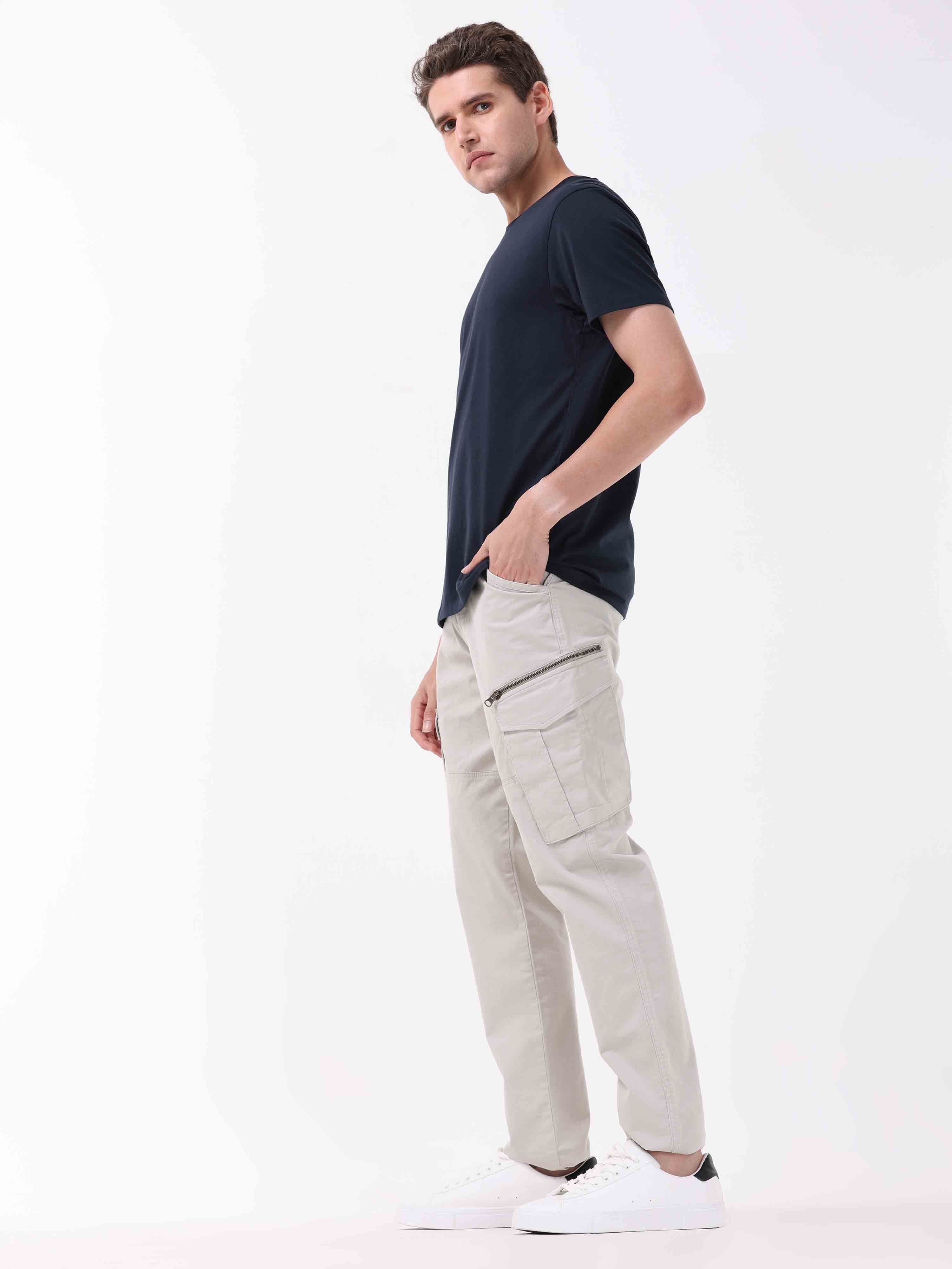 Utility Cloud Grey Cargo Pant