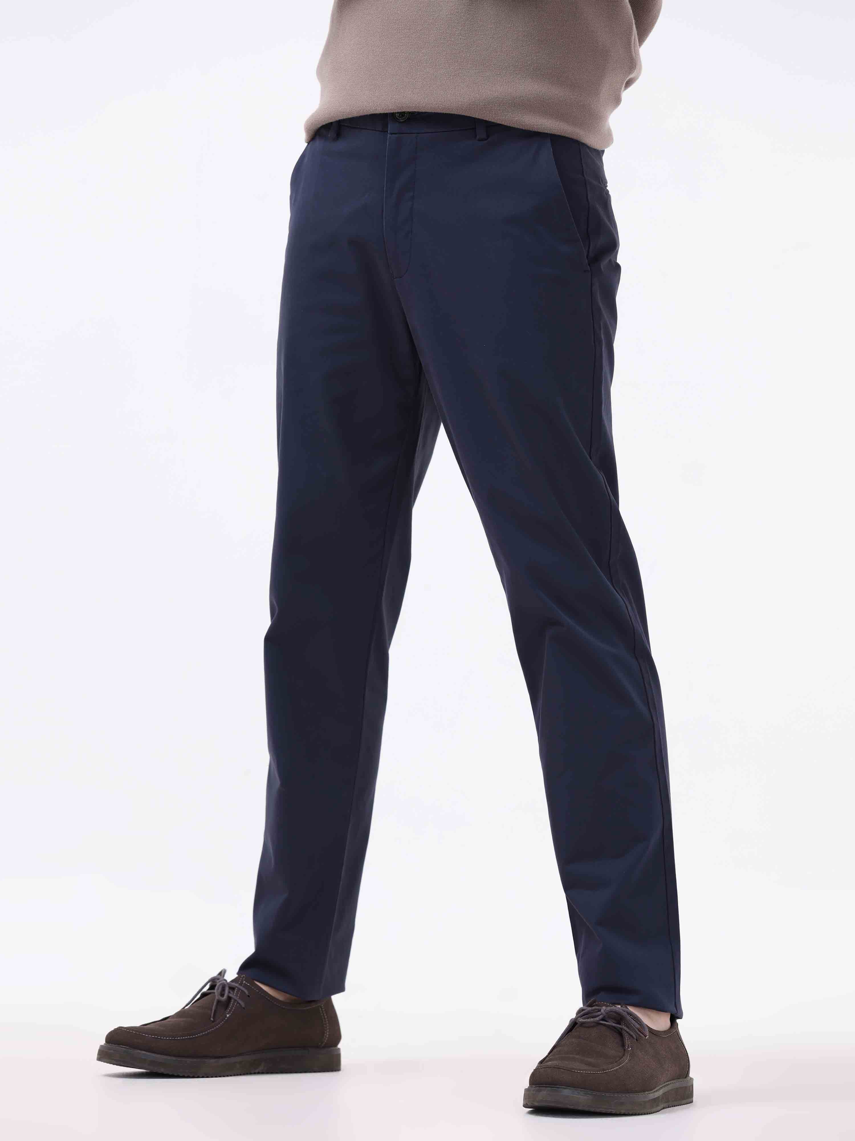 Semi Liquid Statement Navy Chino