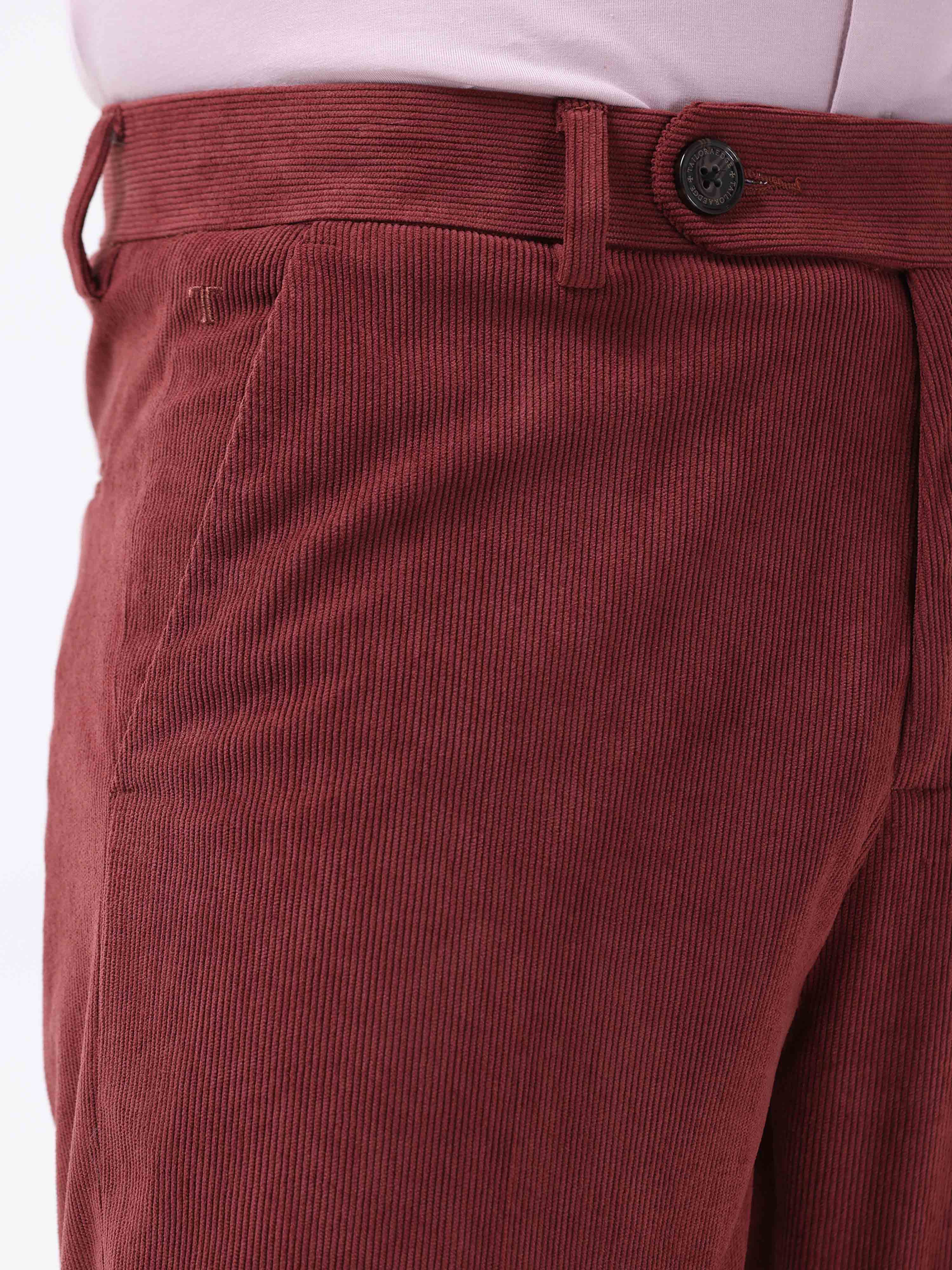 Statement Corduroy Wine Pant