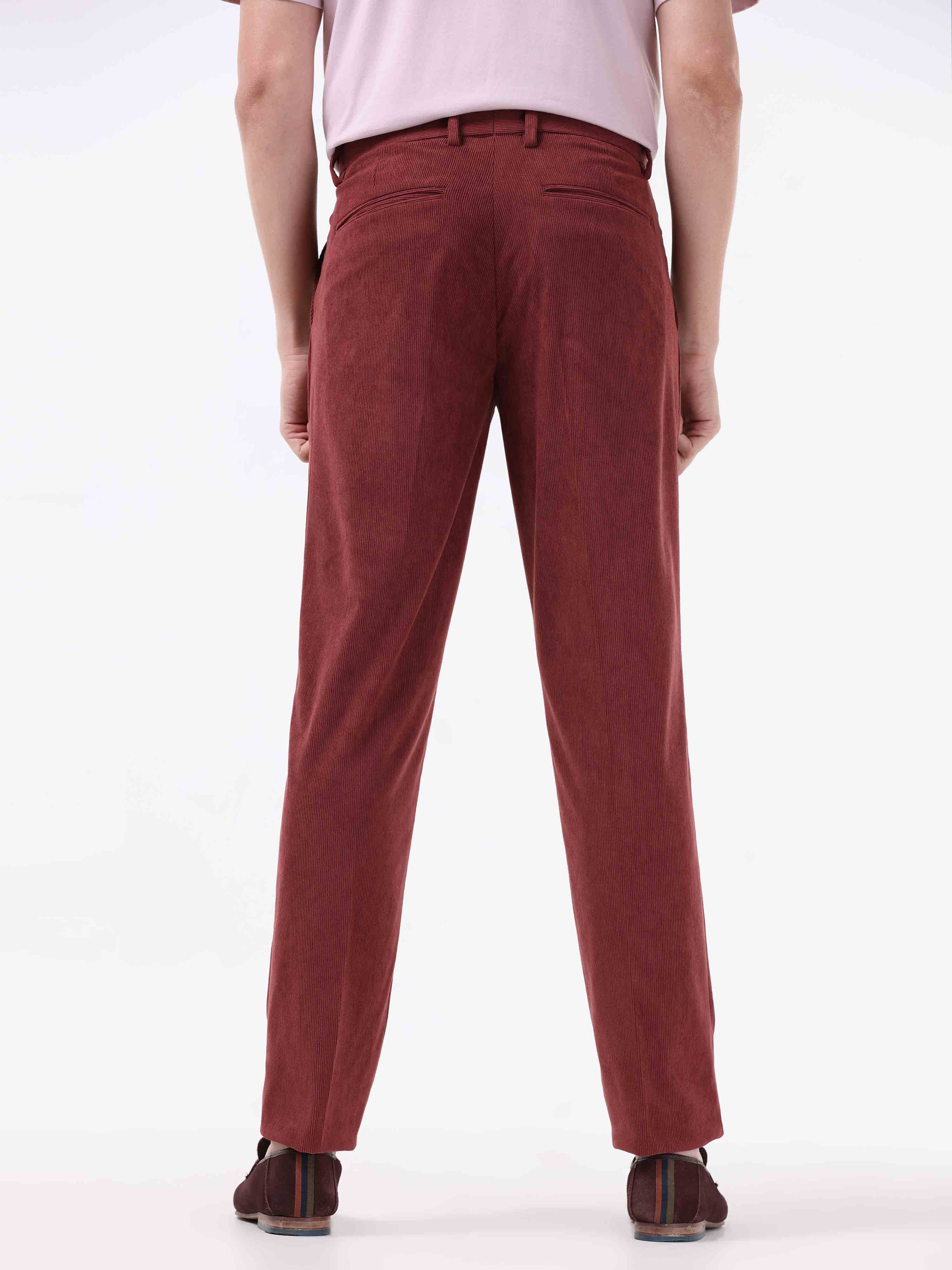 Statement Corduroy Wine Pant