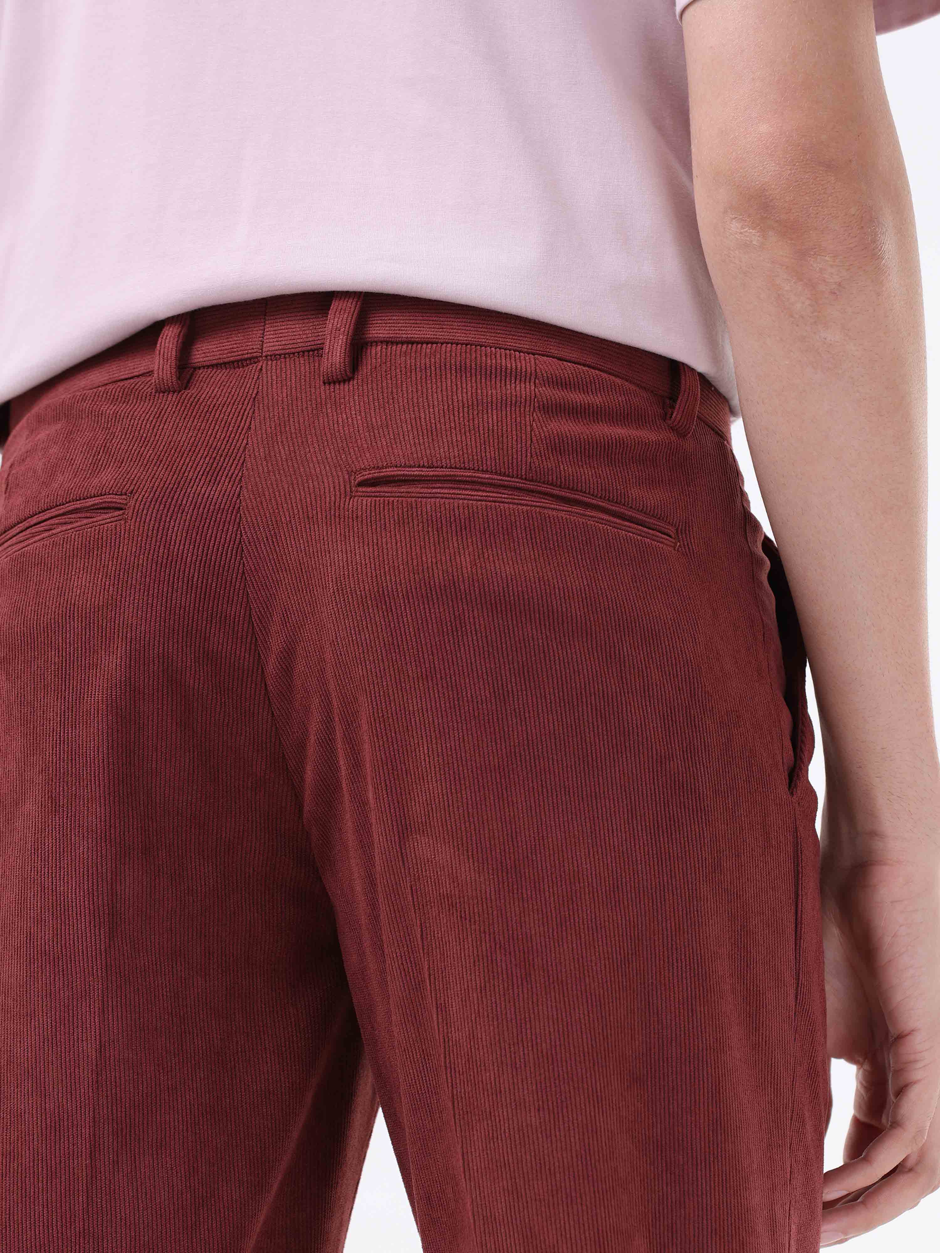 Statement Corduroy Wine Pant