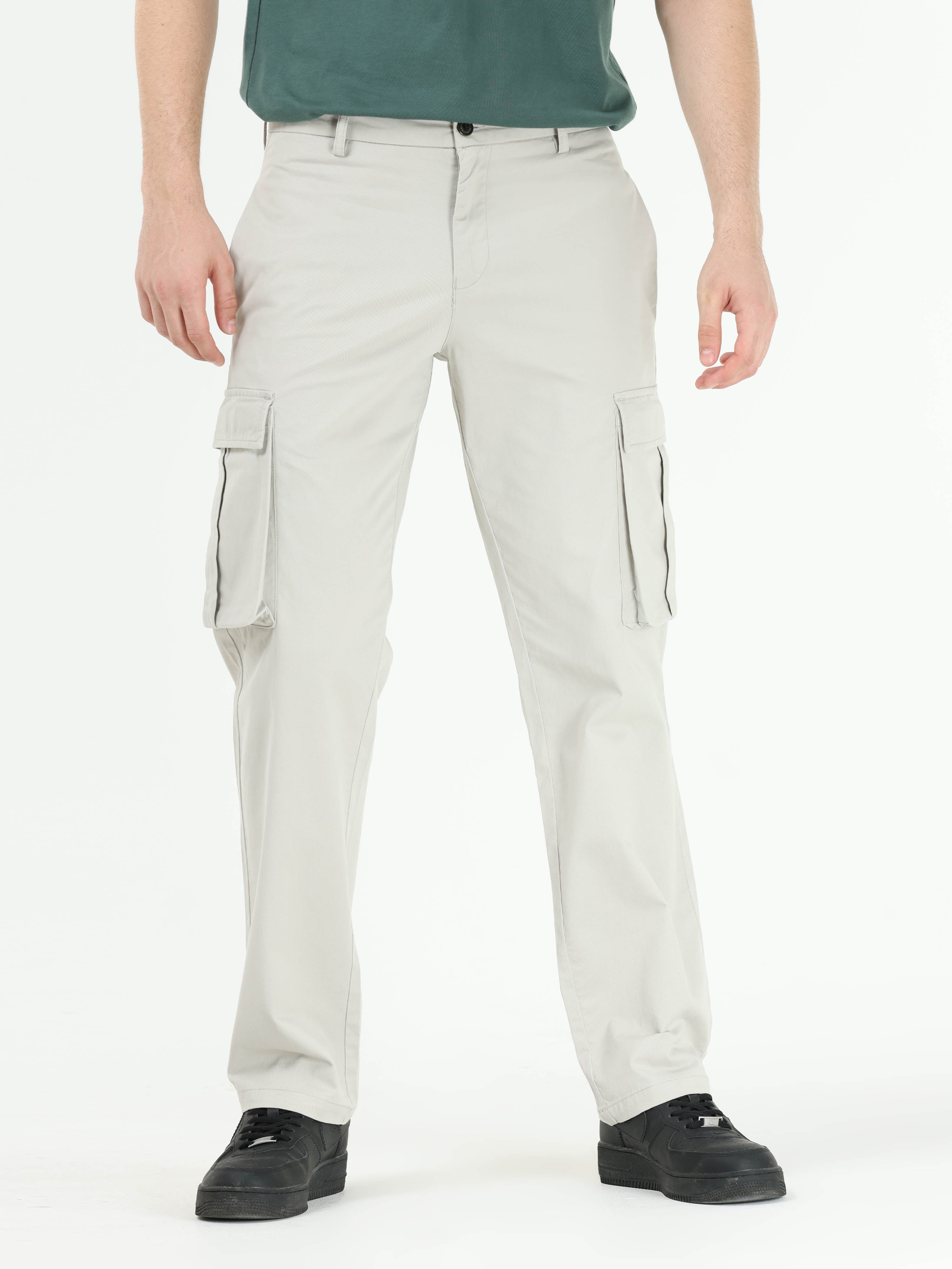 Finest Twill Dark Cloud Grey Baggy Fit Cargo