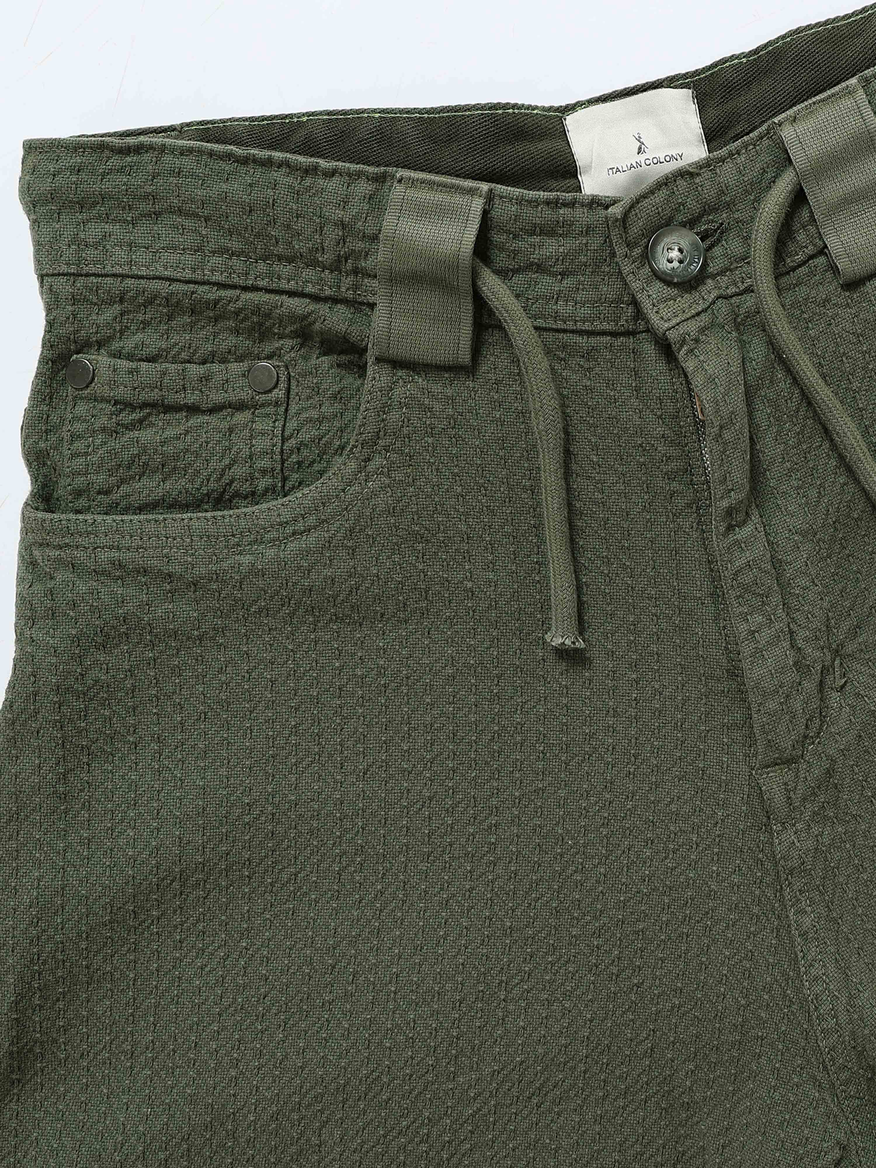 Weavon Relaxed Trouser In Olive