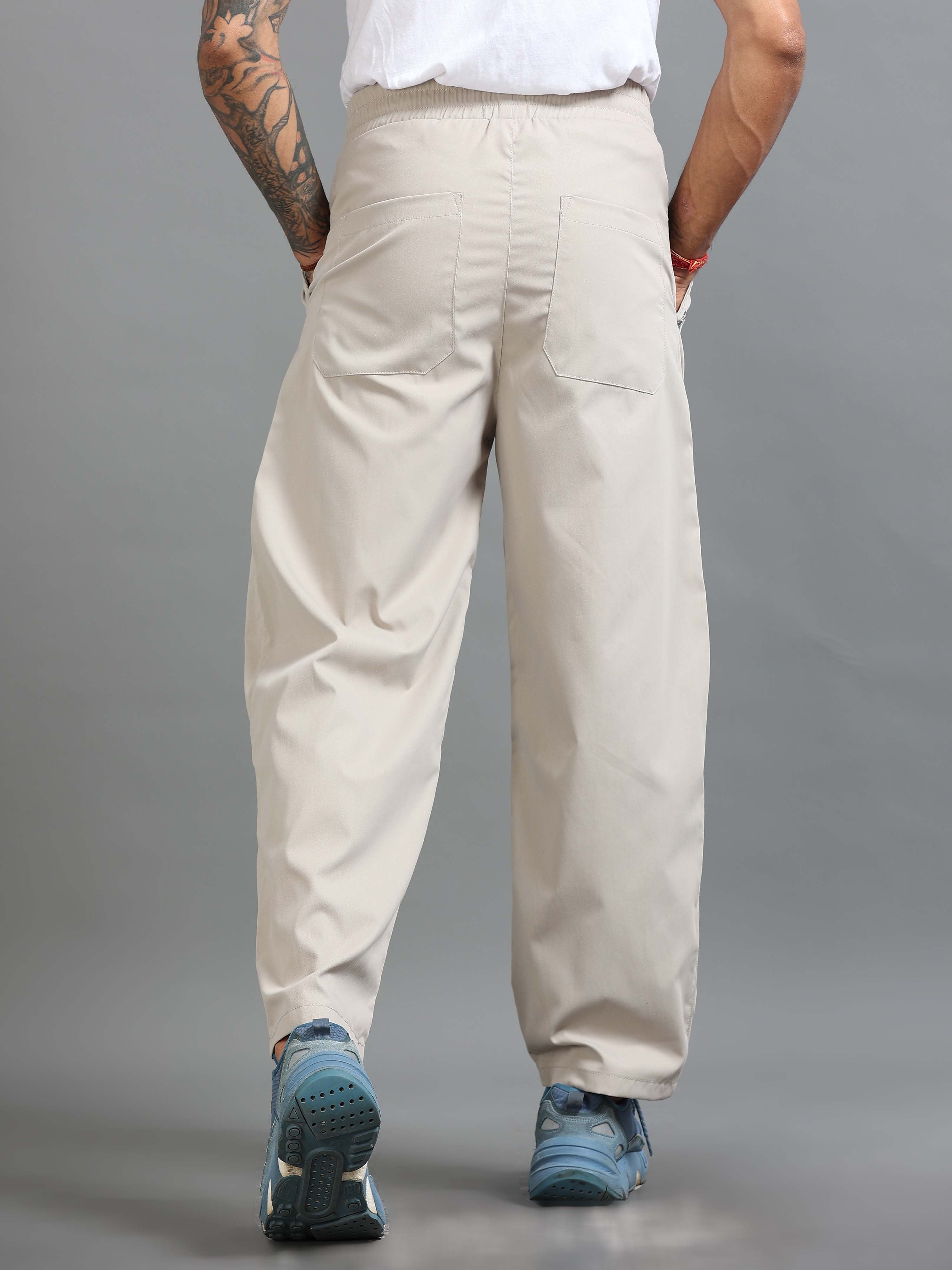Flowstate Relaxed Trouser In Cream