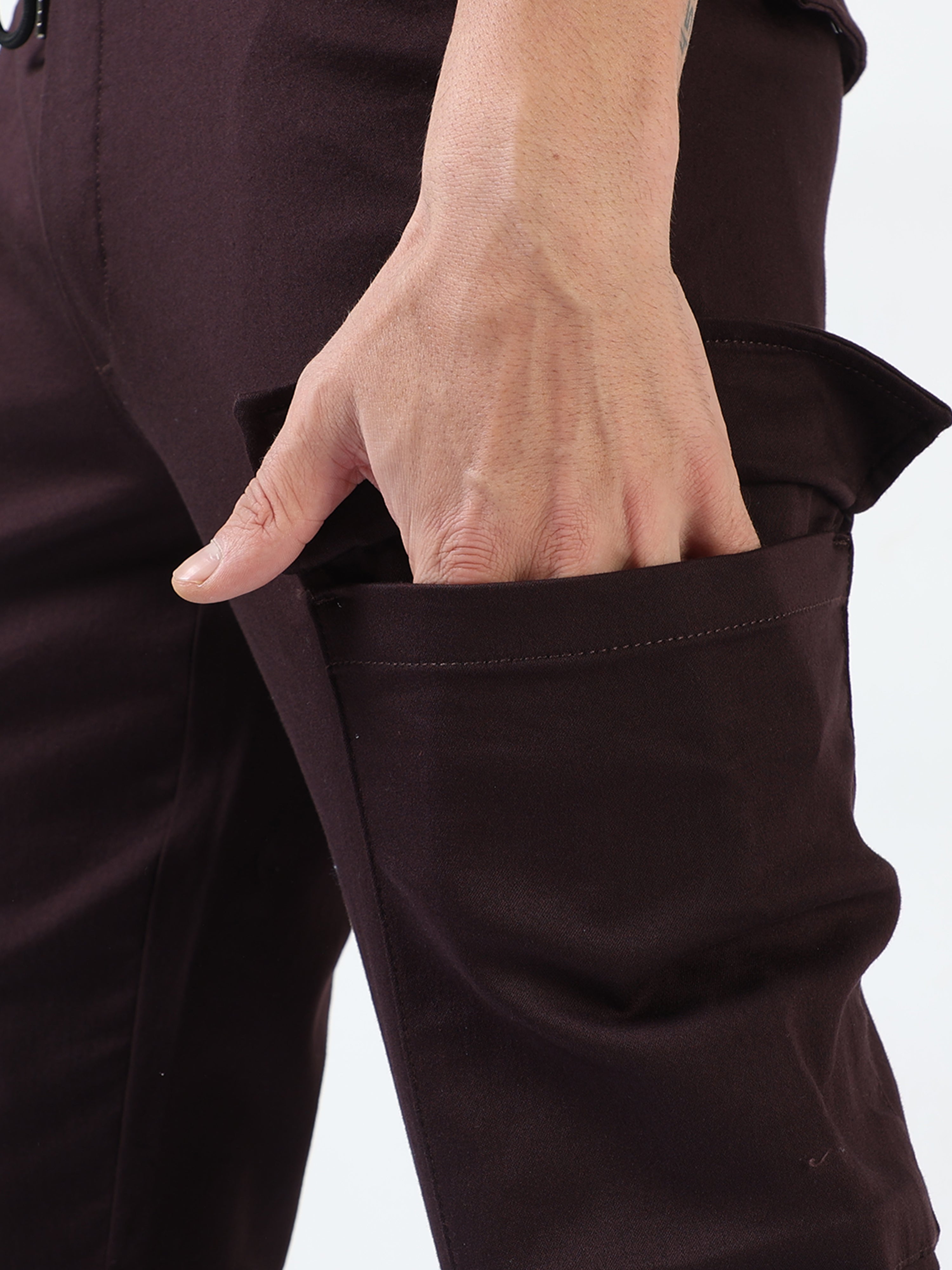 Utility Stretch Coffee Brown Jogger