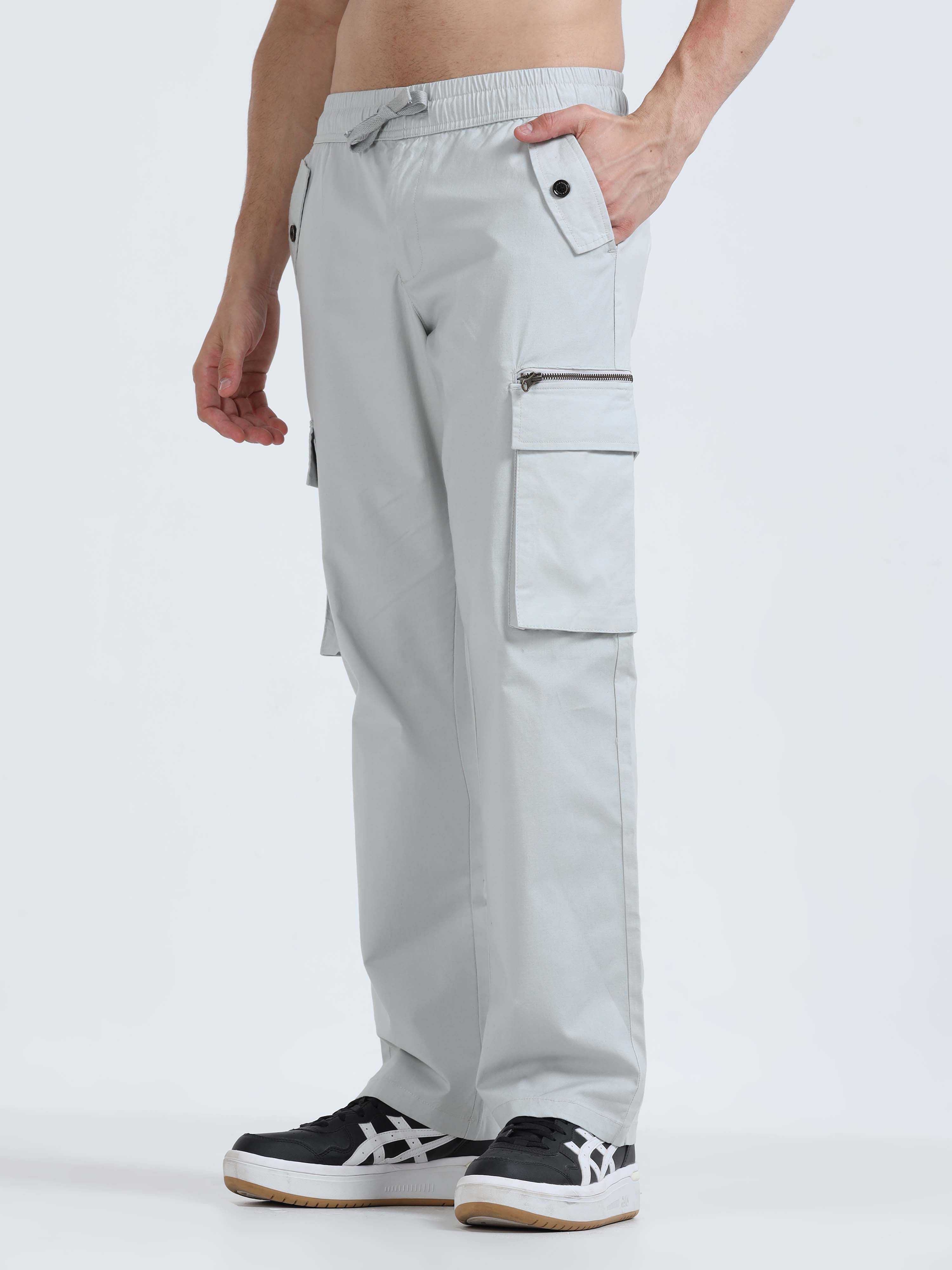 Flexi Waist Zip Powder Cargo Pant