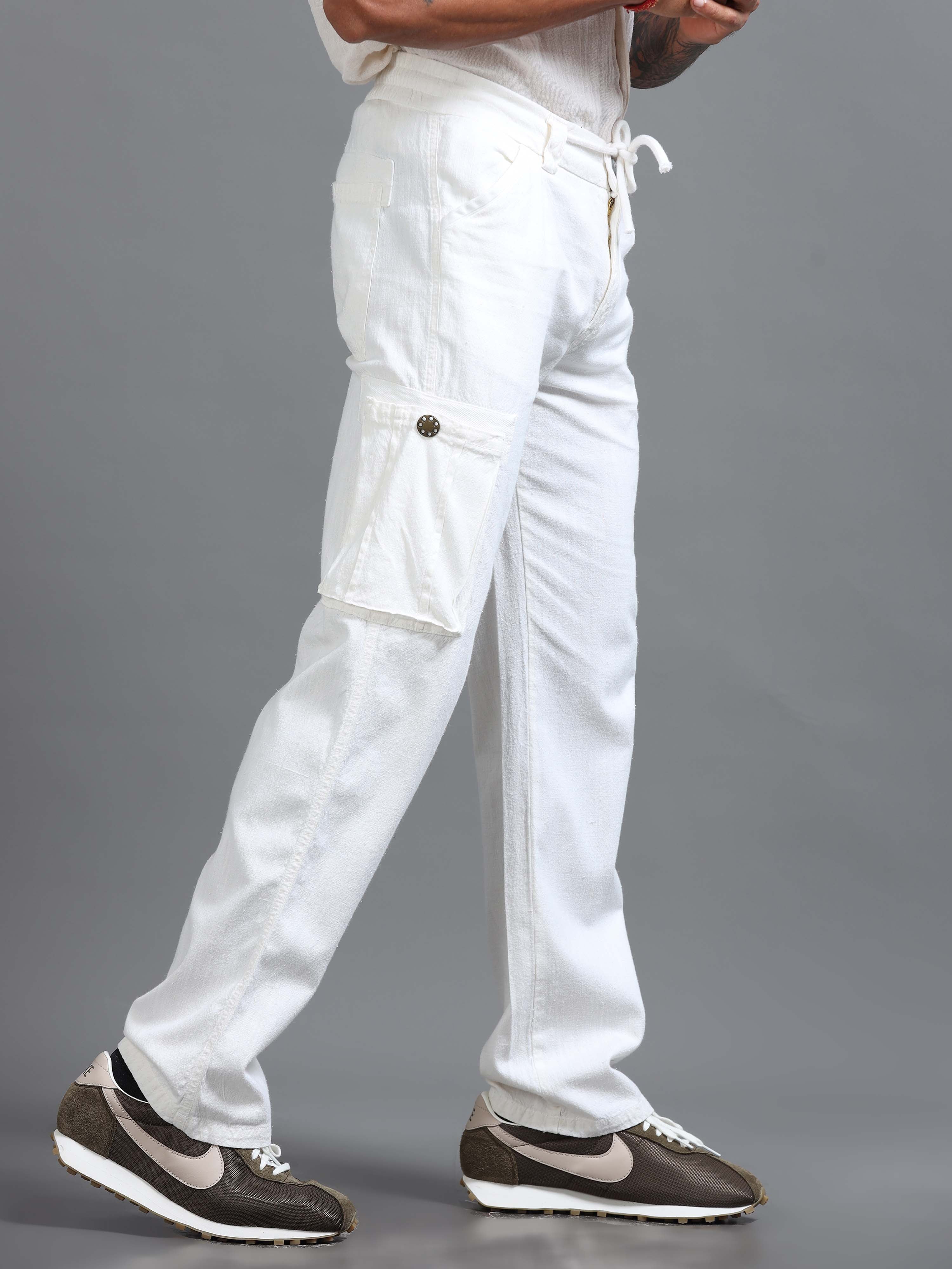 Portofino Linen Pant In White