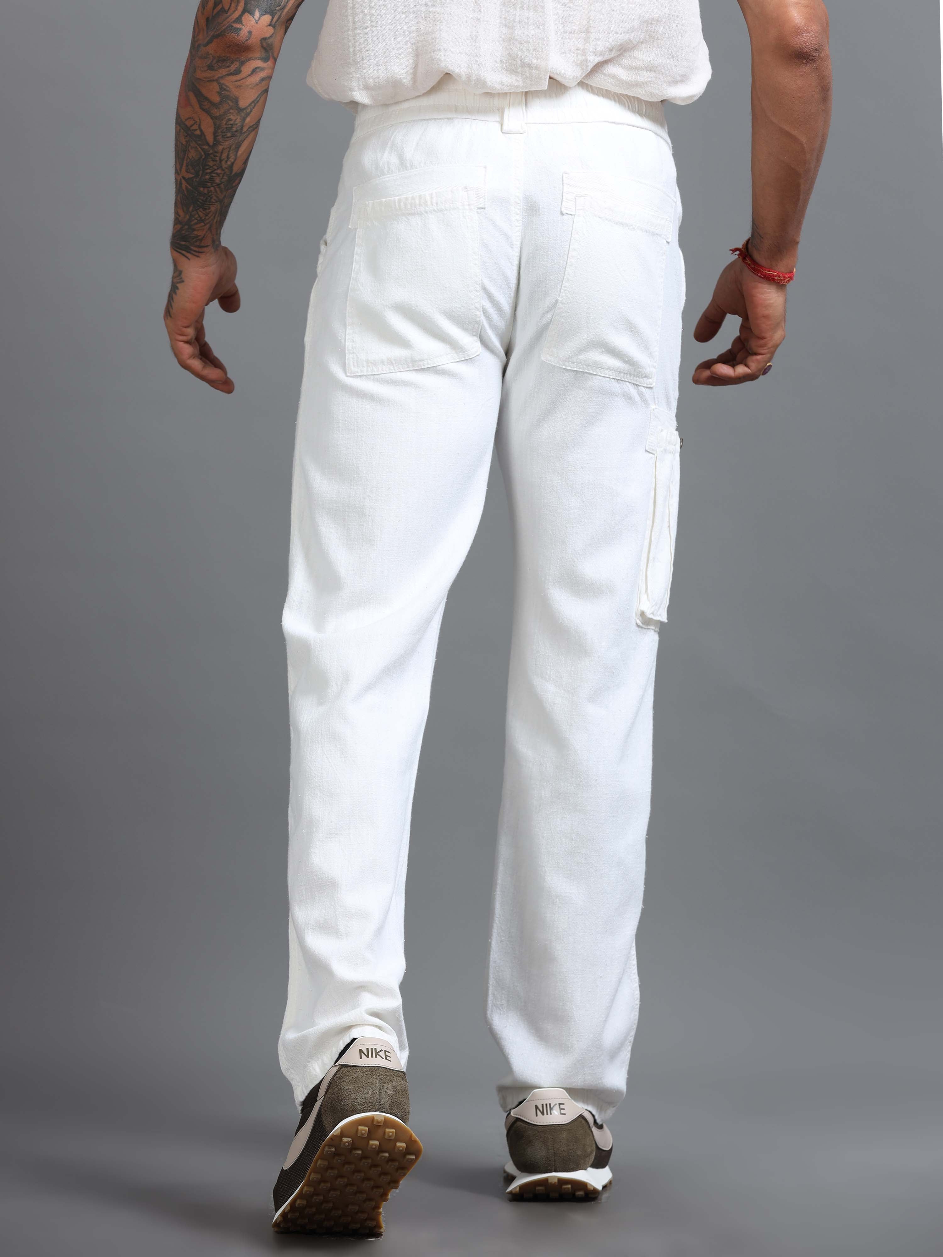 Portofino Linen Pant In White