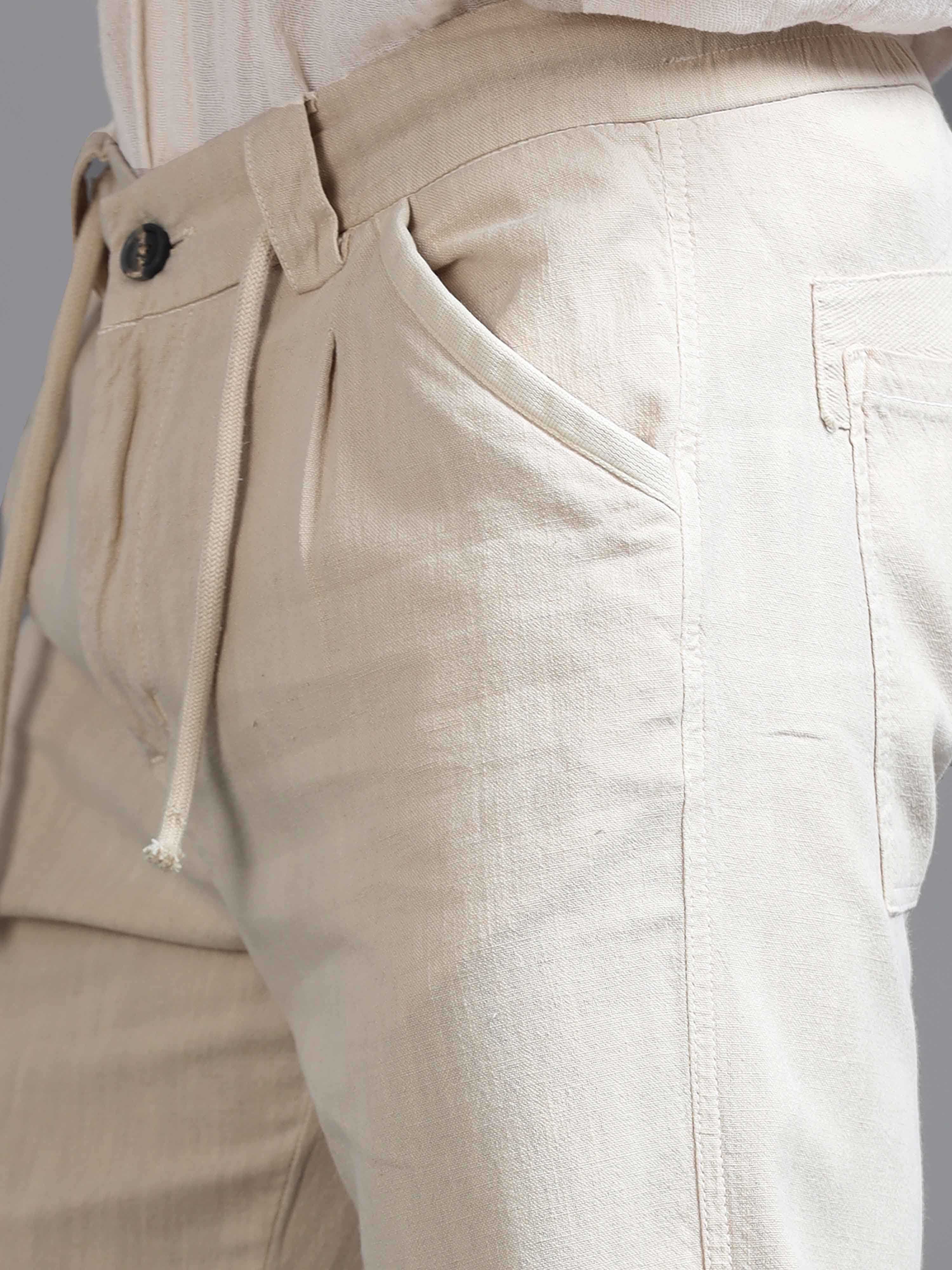 Portofino Linen Pant In Cream