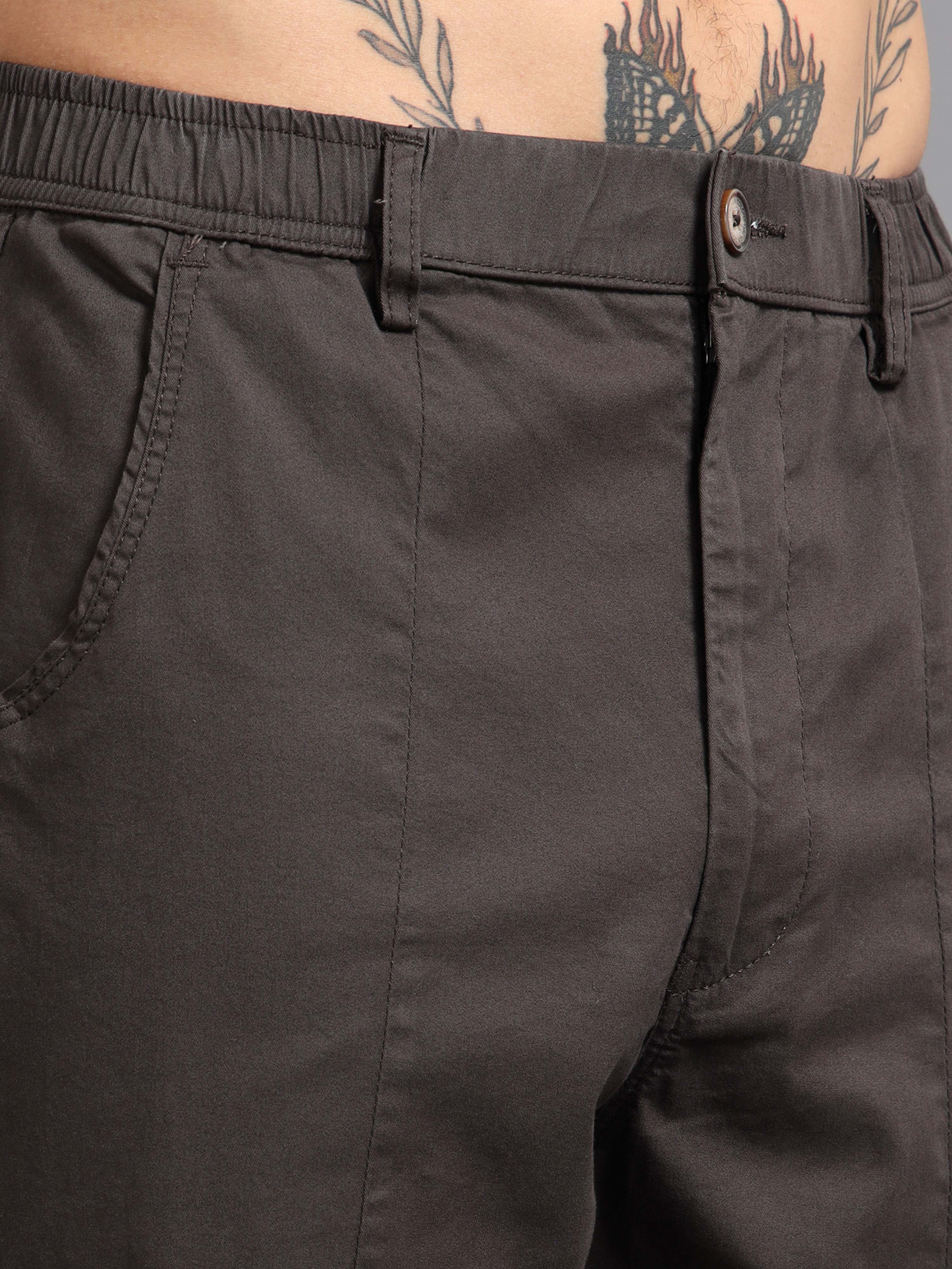 Easy Stride Trouser In Coffee Online - Trouser For Men