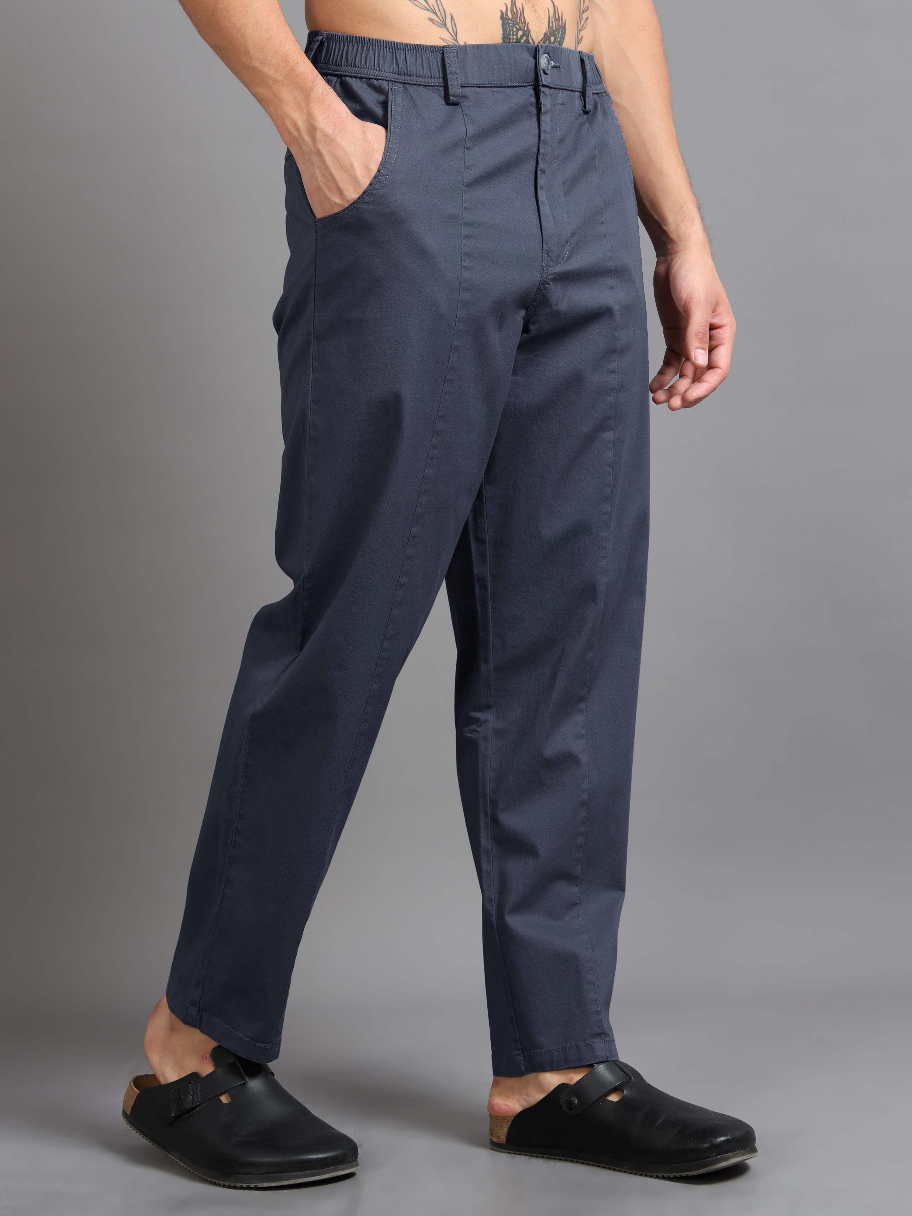 Easy Stride Trouser In Grey