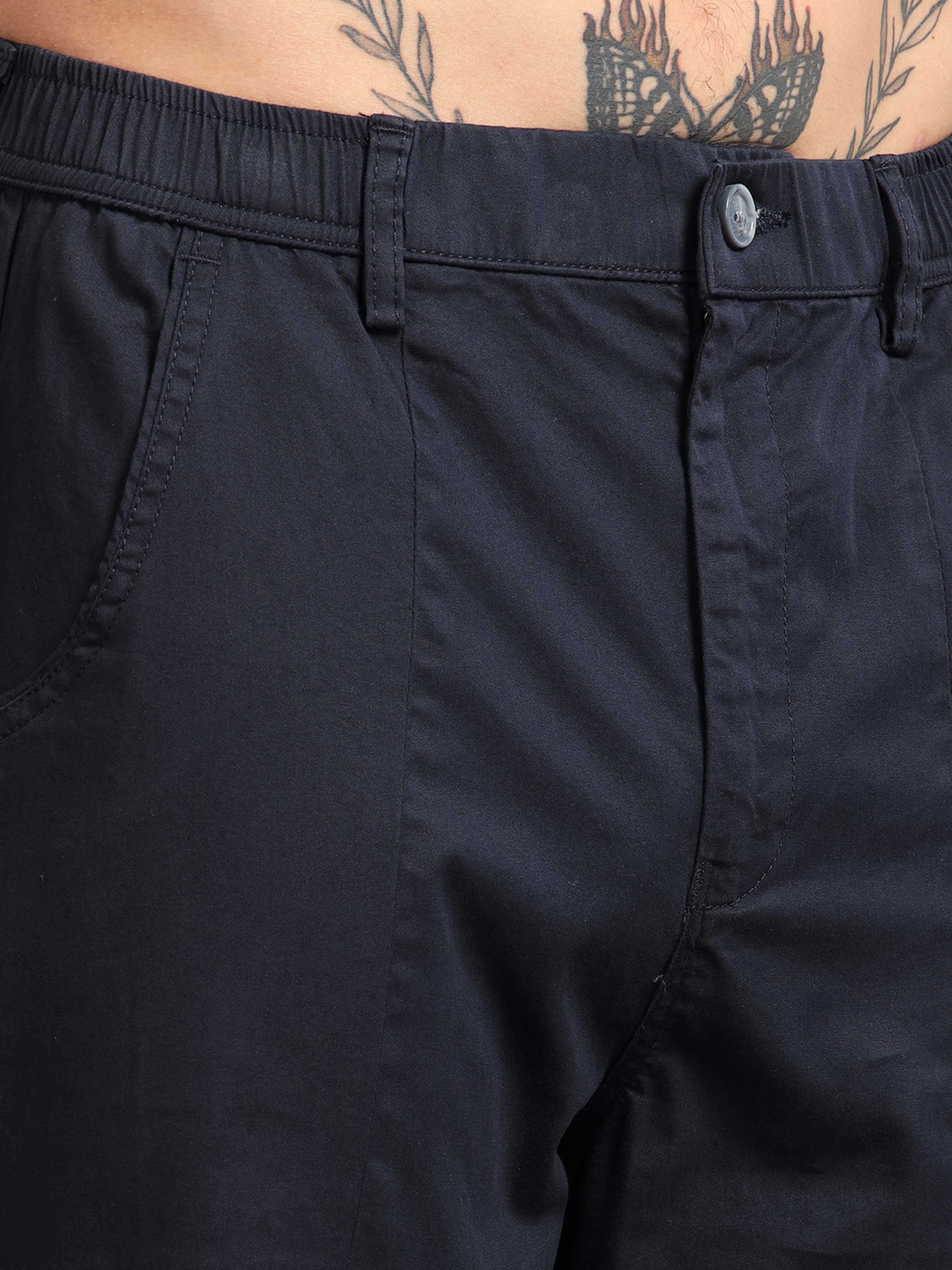 Easy Stride Trouser In Navy Online - Pants For Man