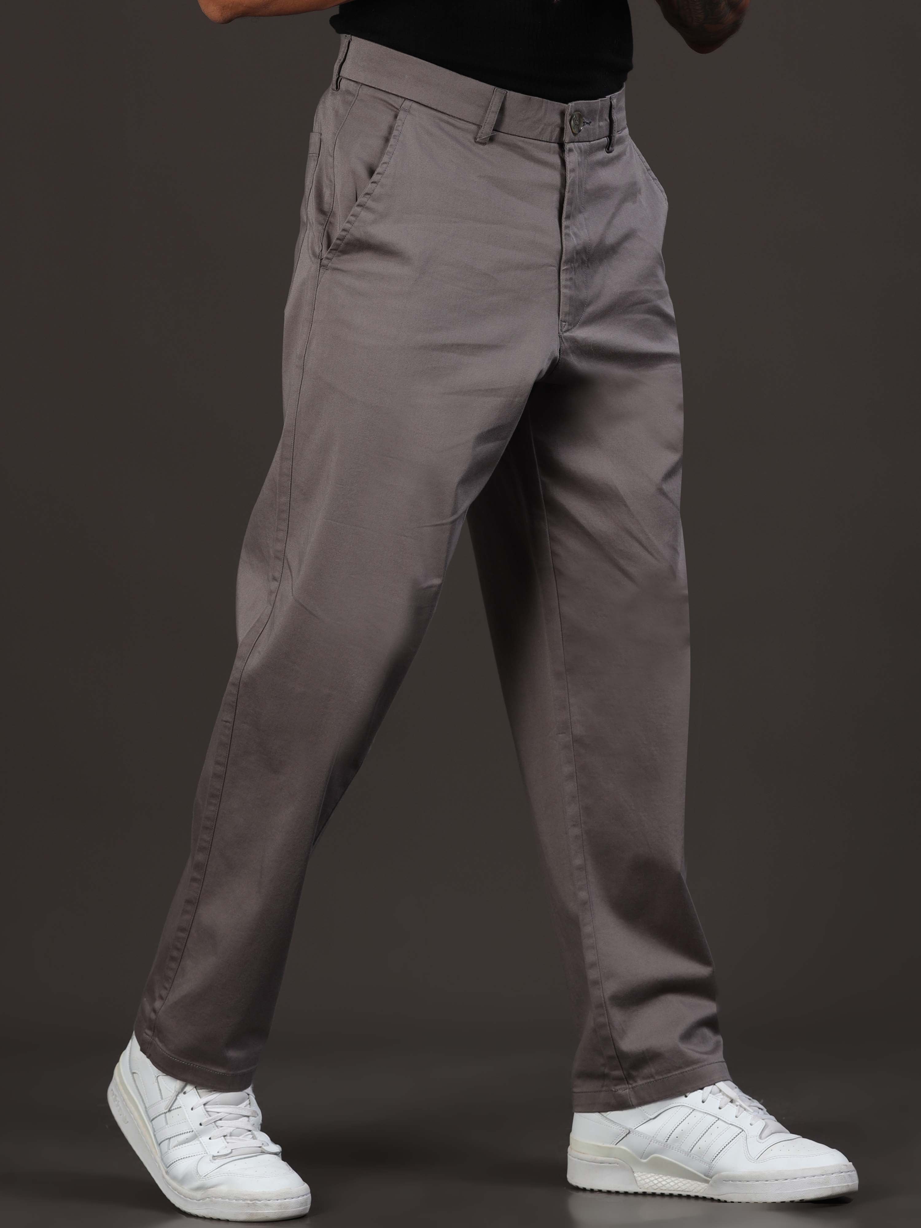 Relaxed Trouser In Grey for men