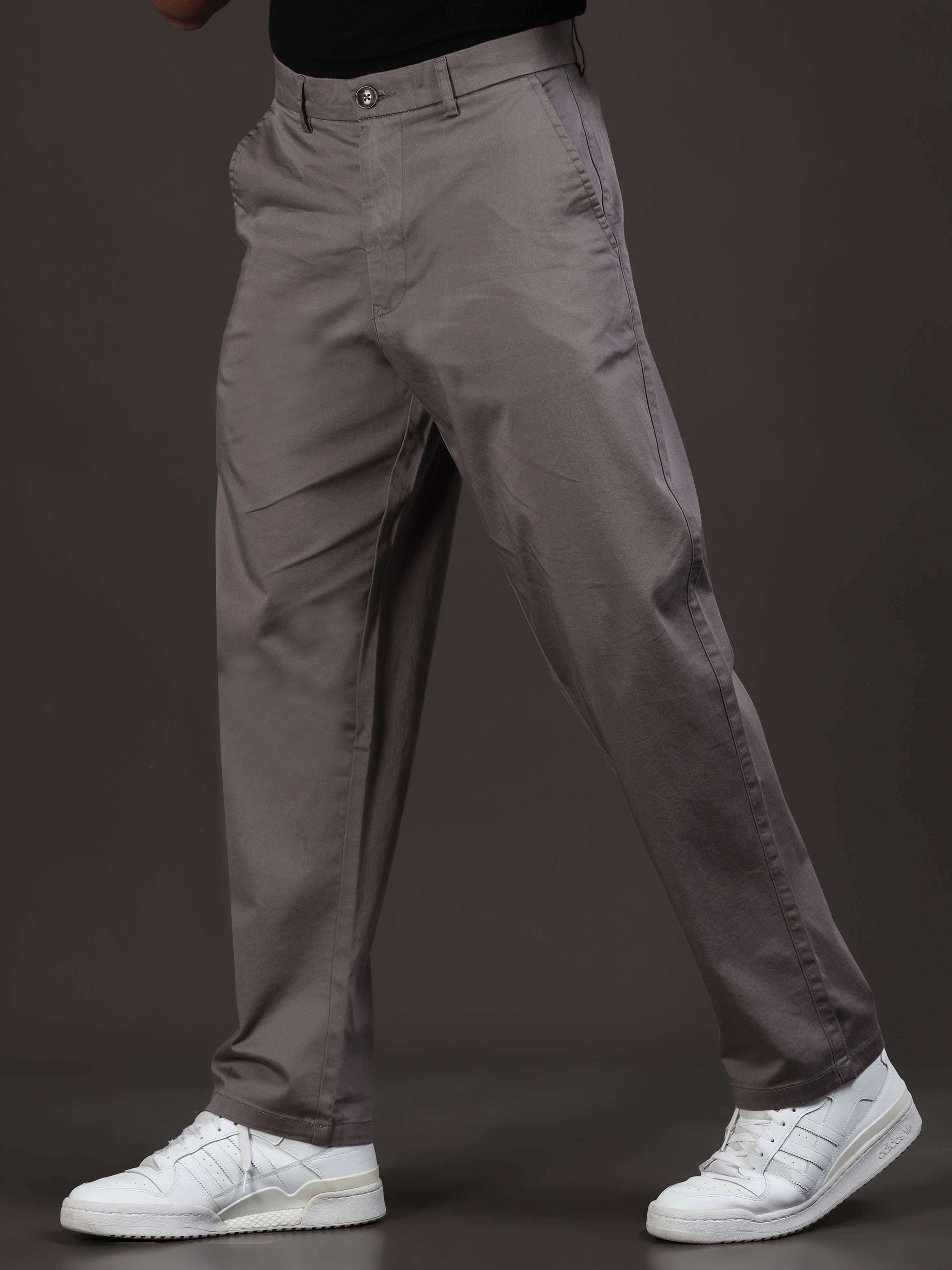 Relaxed Trouser In Grey for men