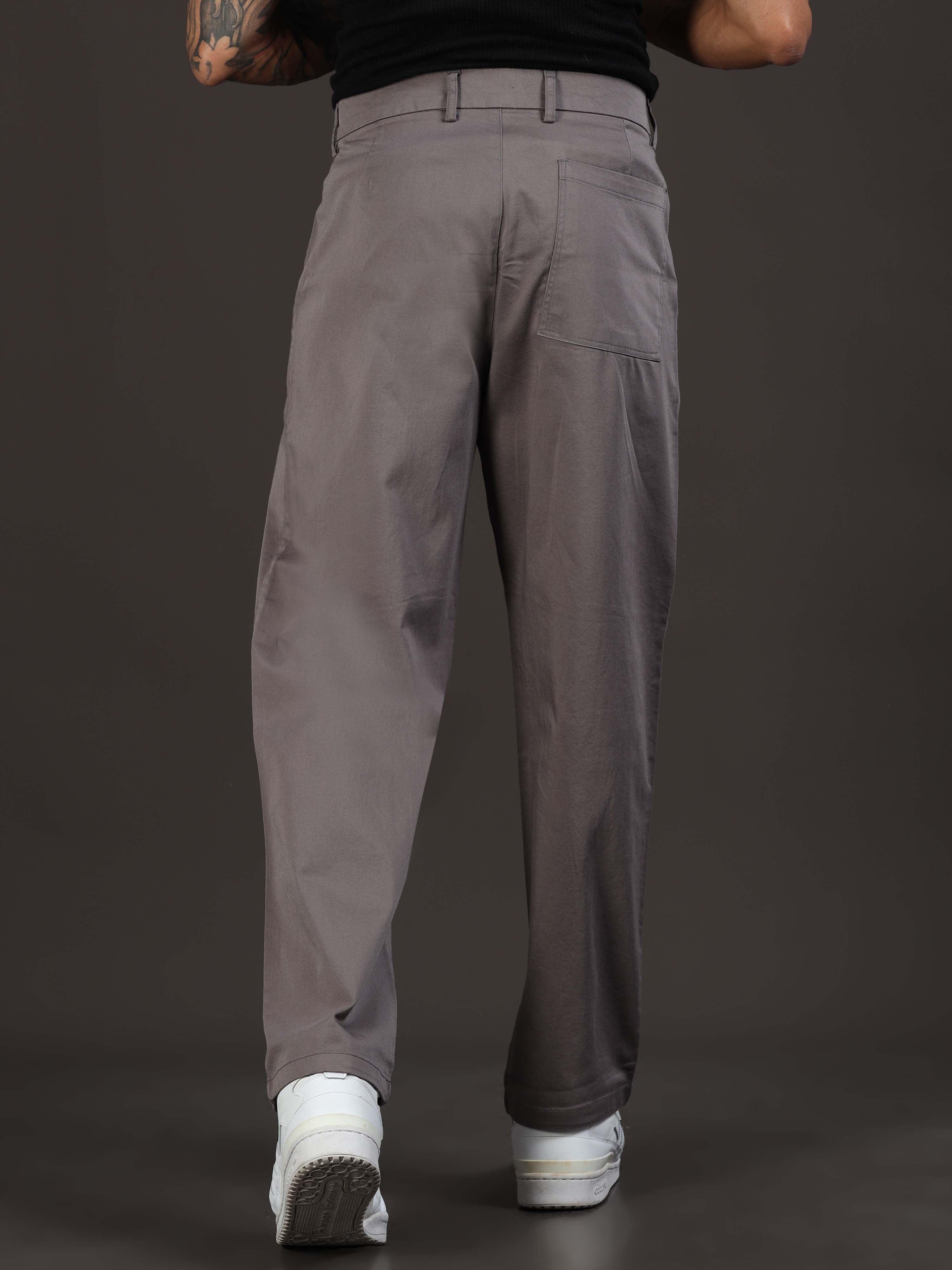 Relaxed Trouser In Grey for men