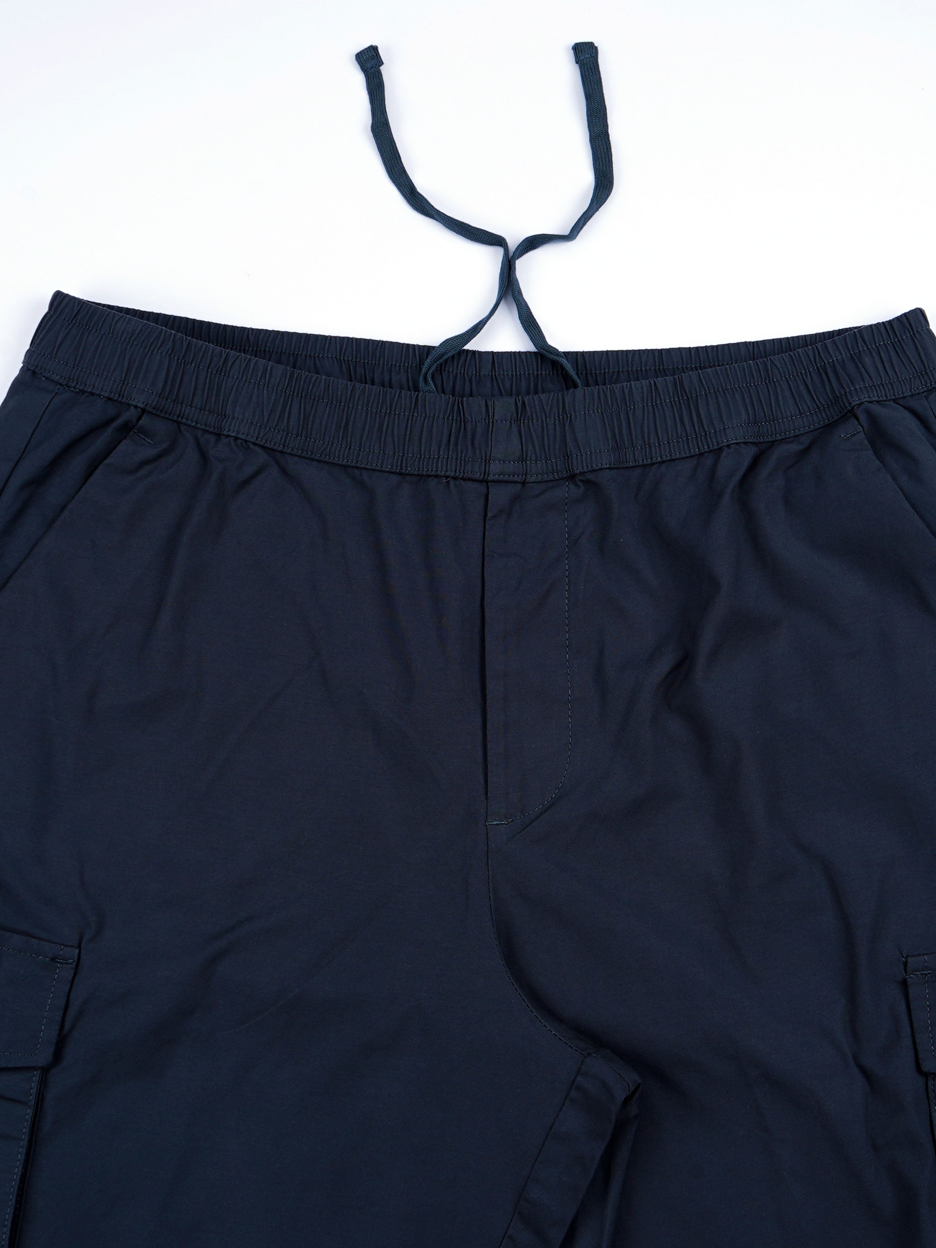 Grey Cotton Joggers Men Cargo Pants