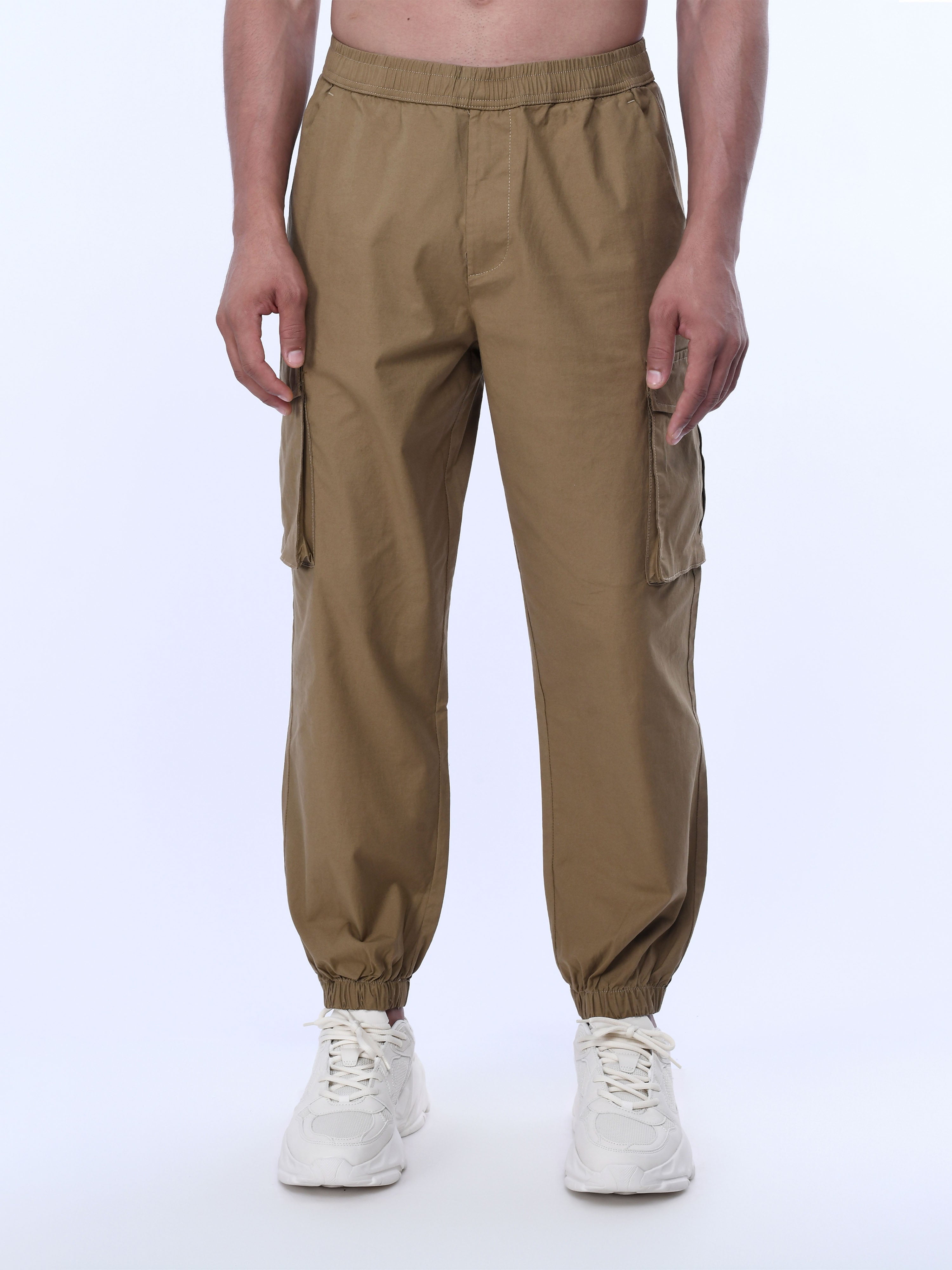 Khaki Joggers Cargo for Men