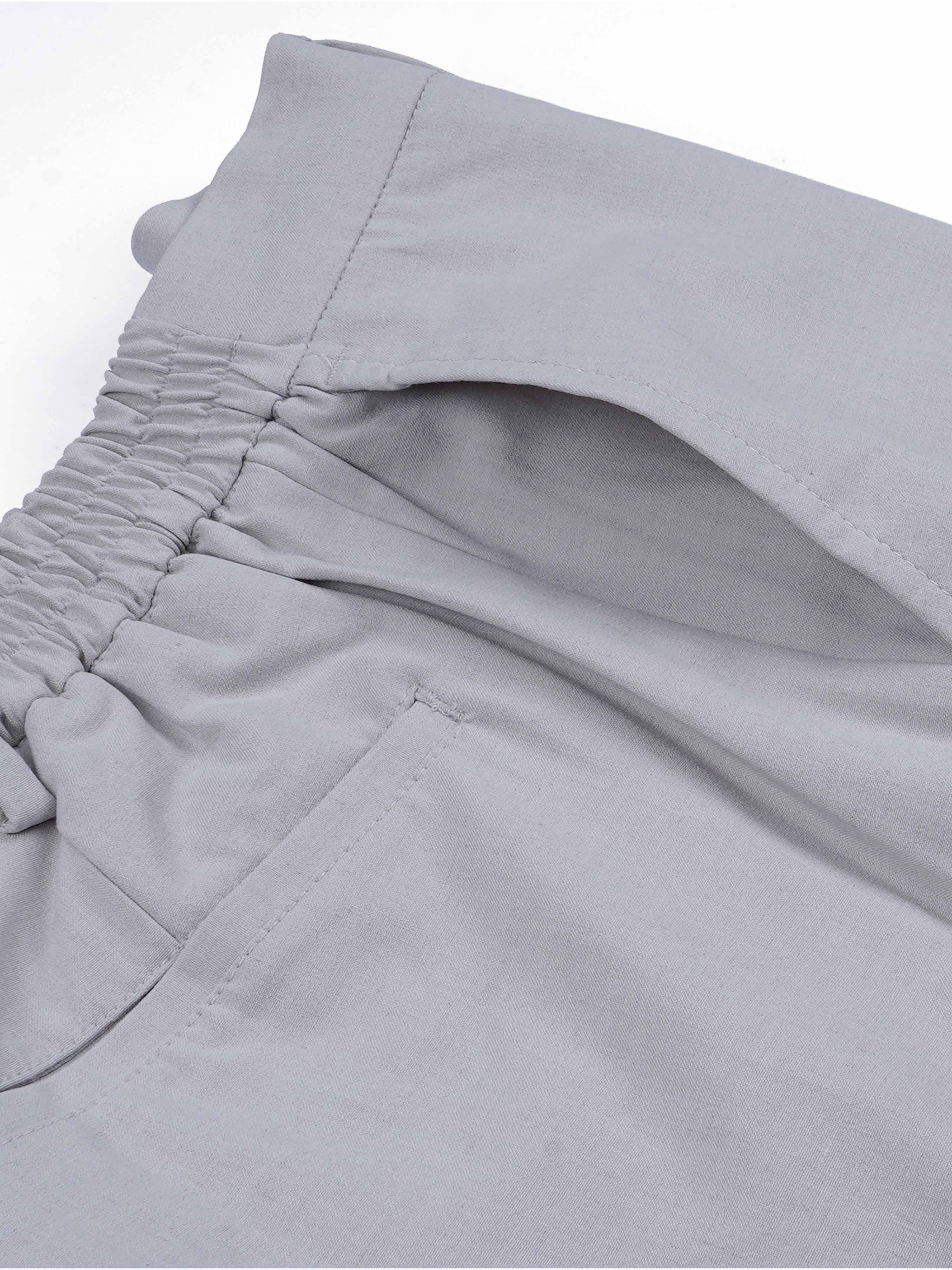 Cream Mens Formal Trousers