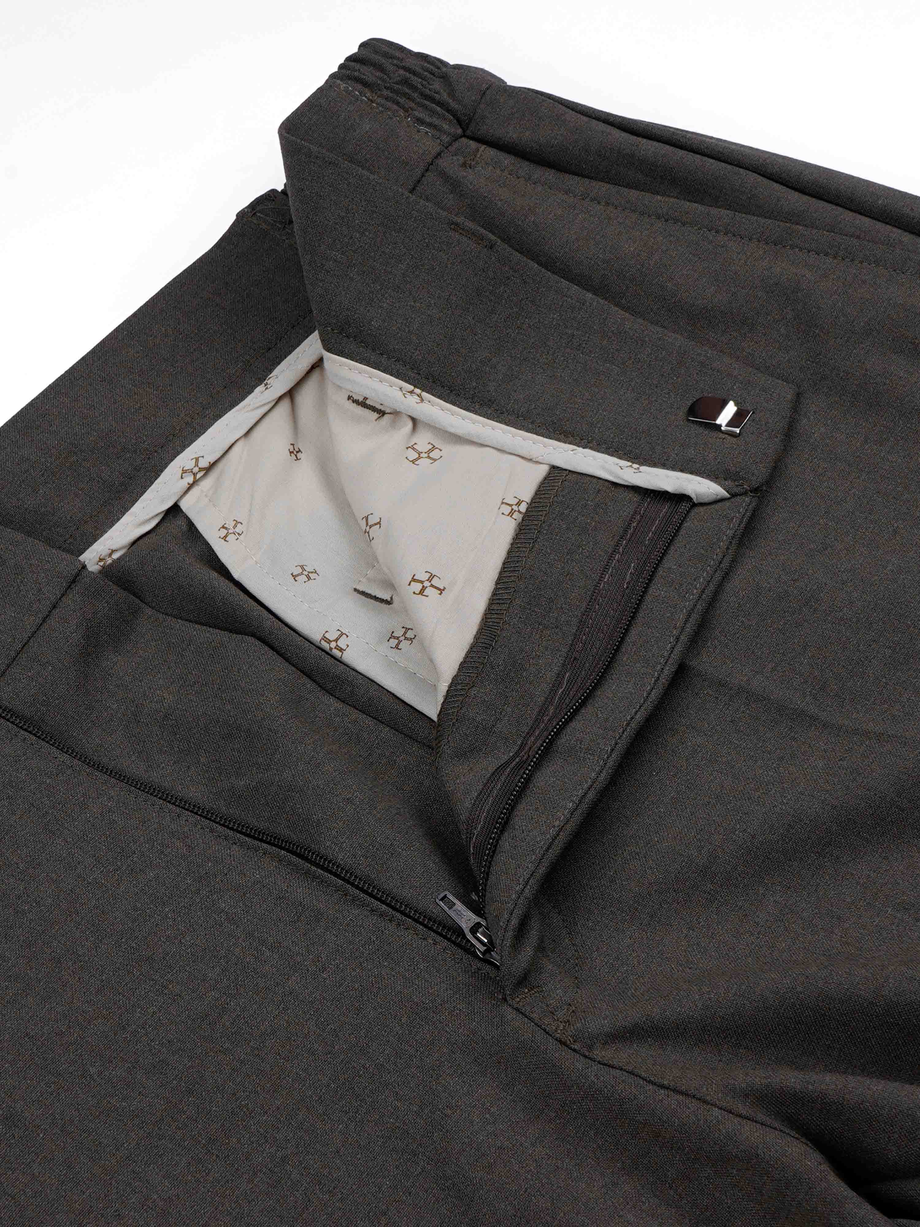 Soft Brown Tailored Trousers for Men