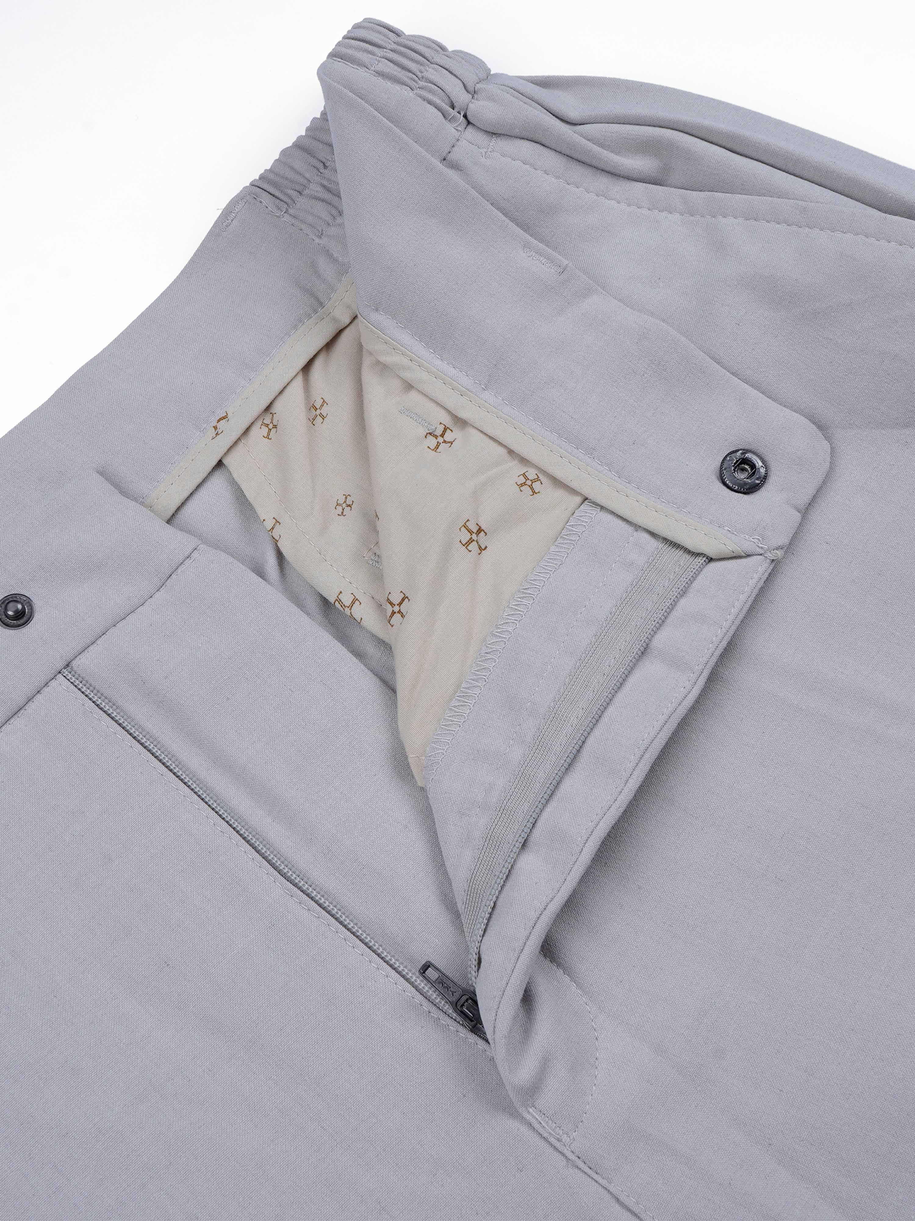 Cream Mens Formal Trousers