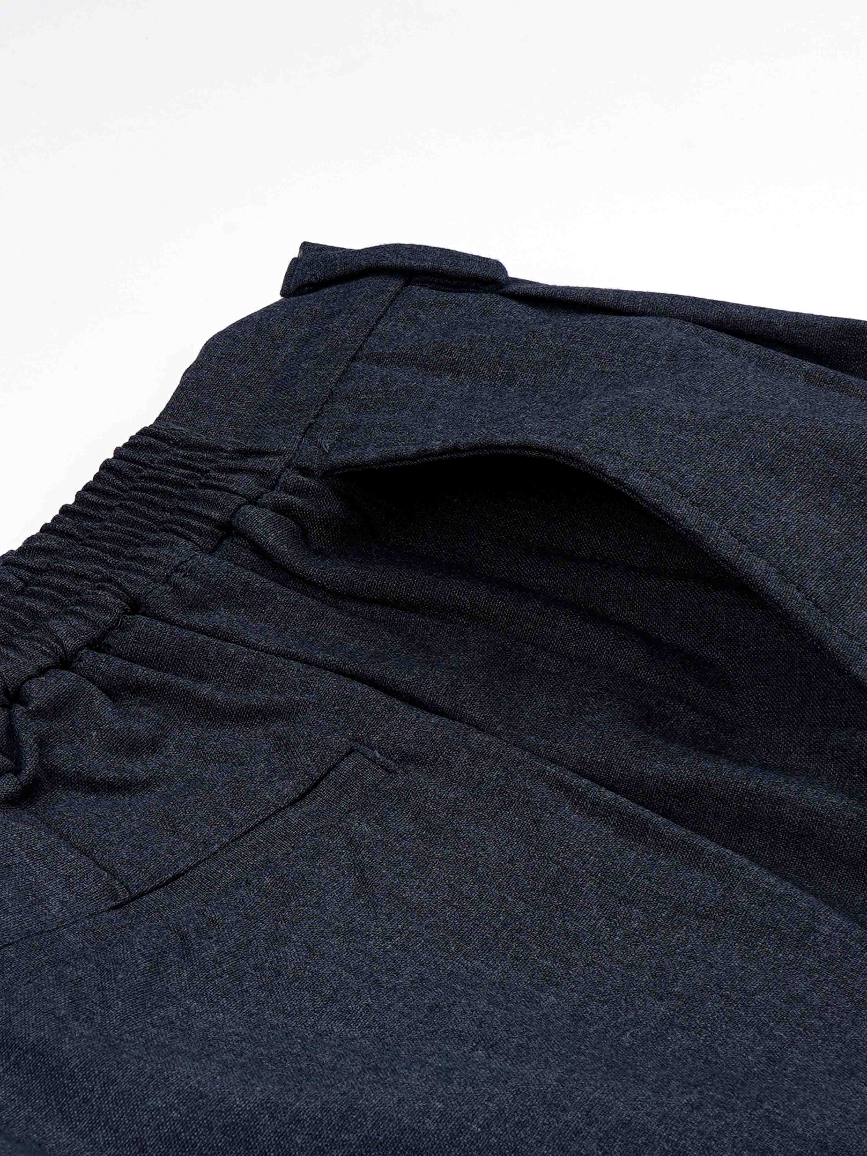 Dark Grey Relaxed Fit Trousers