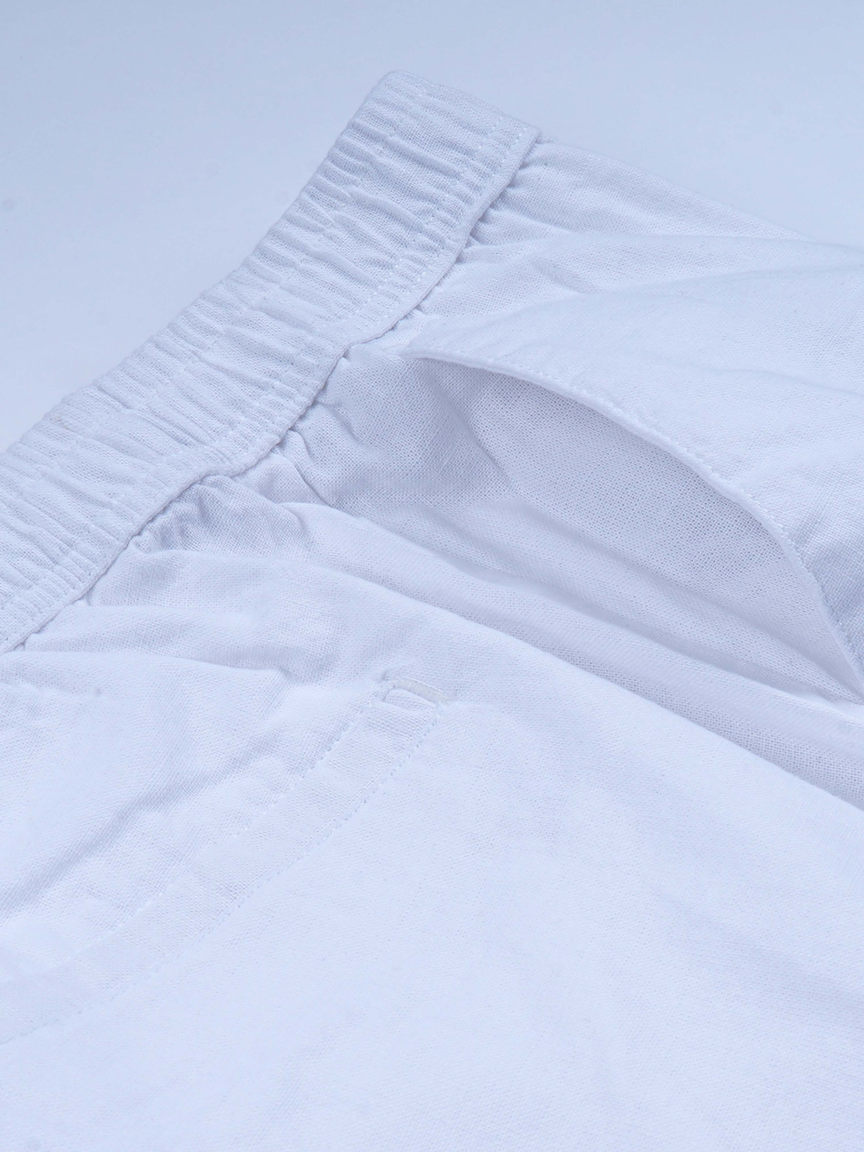White Jogger Pants for Men