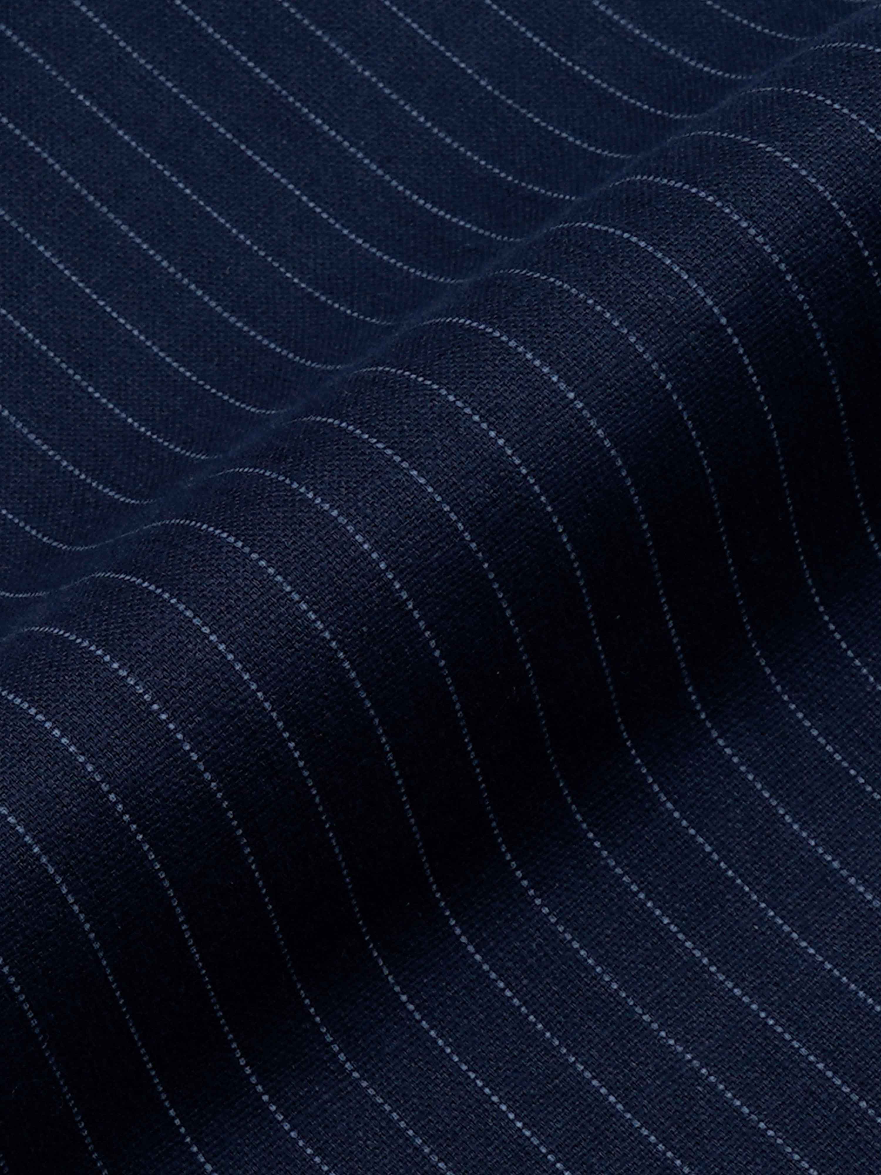 Blue Cotton Jogger Track Pants