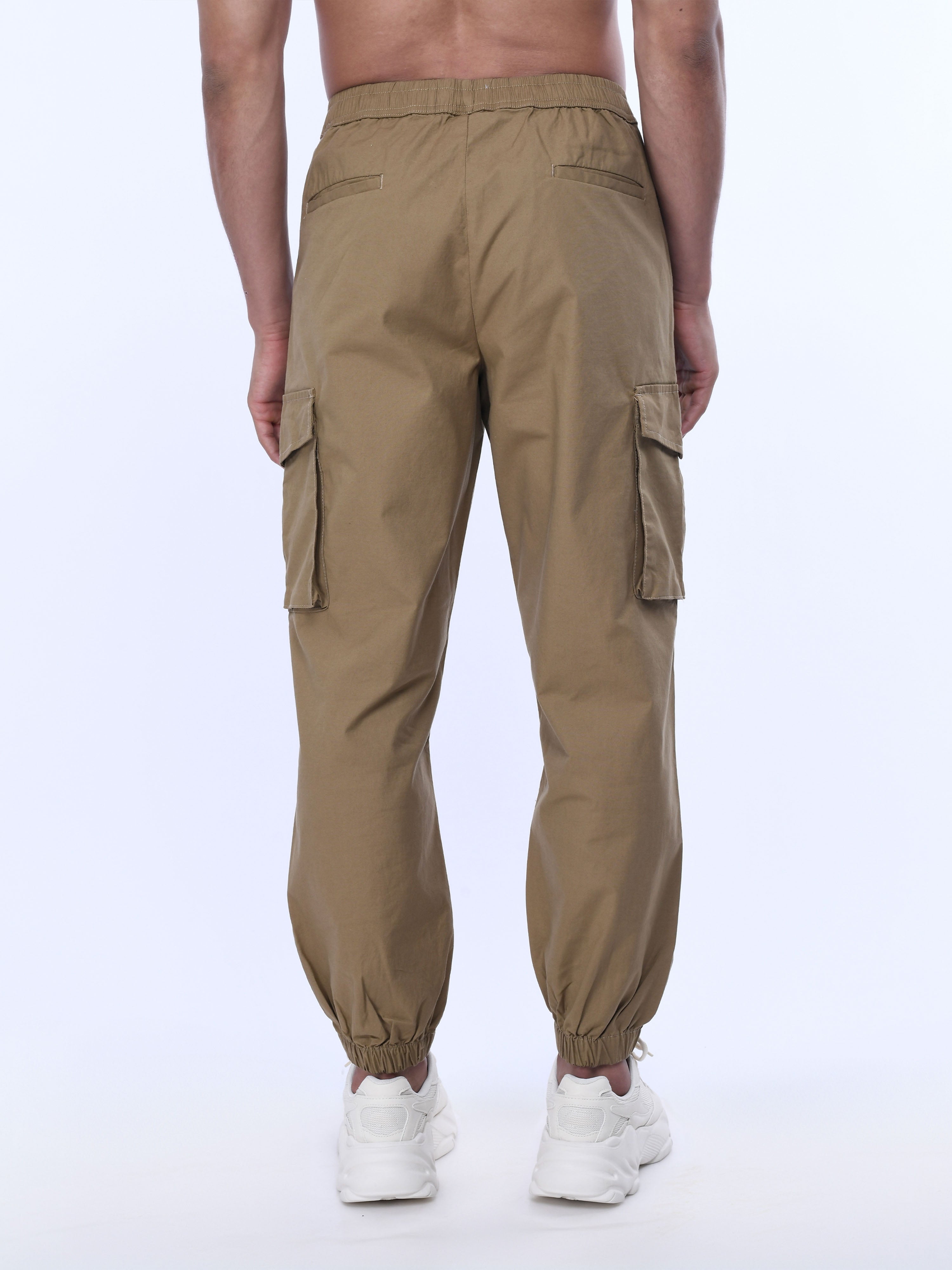Khaki Joggers Cargo for Men