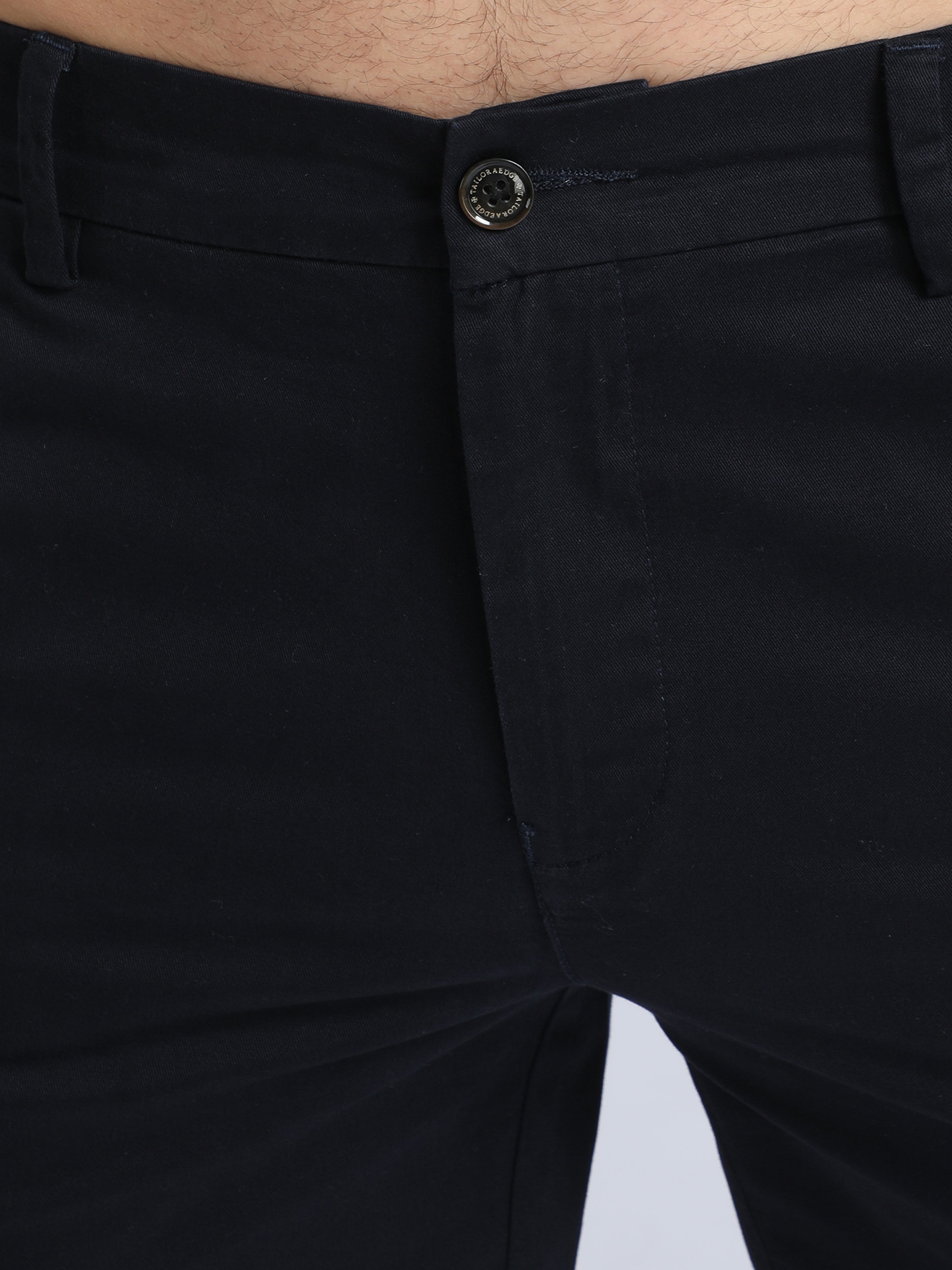 Modern Twill Navy Shorts for Men