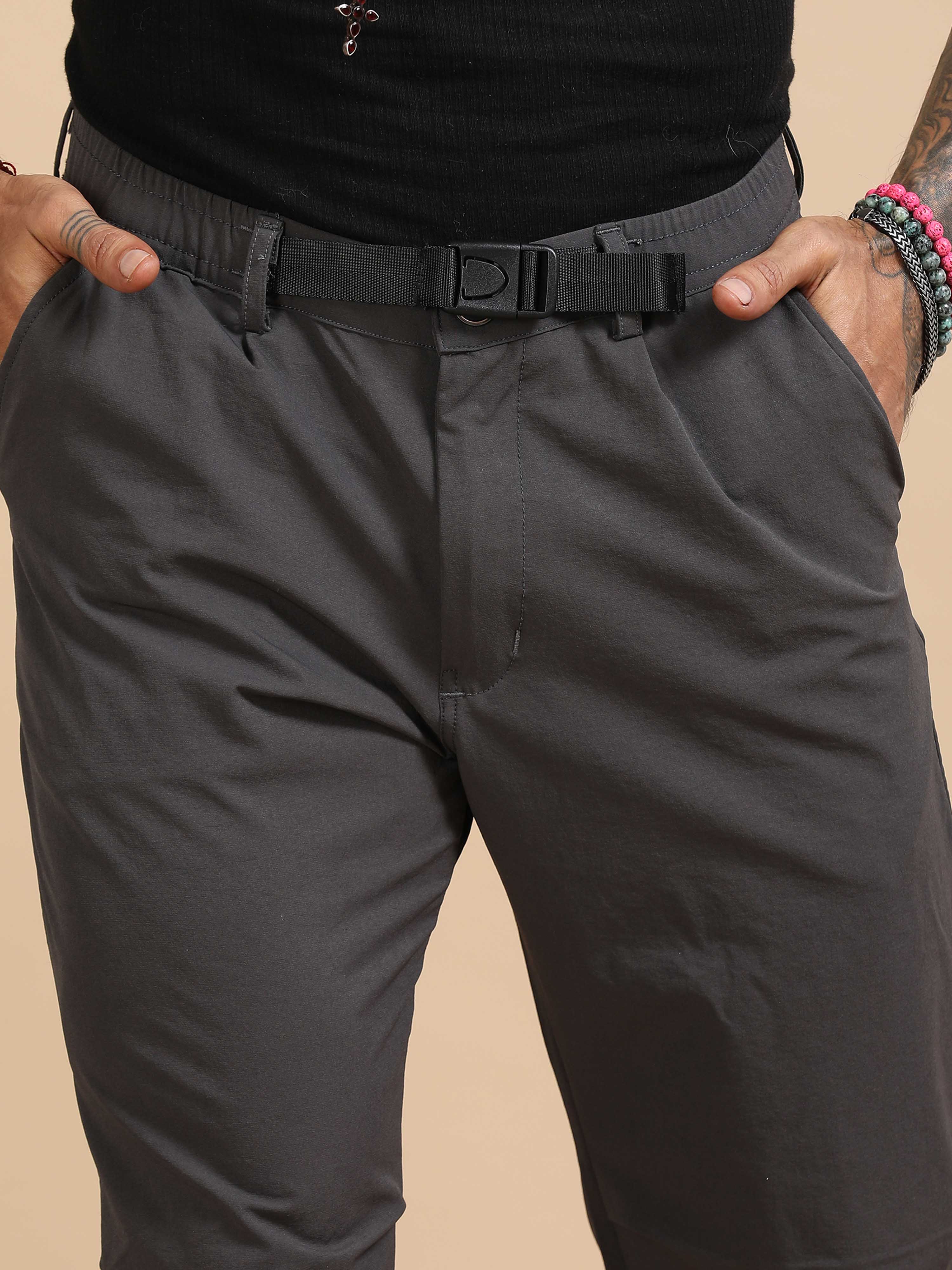 Mens Jogger Pants In Grey
