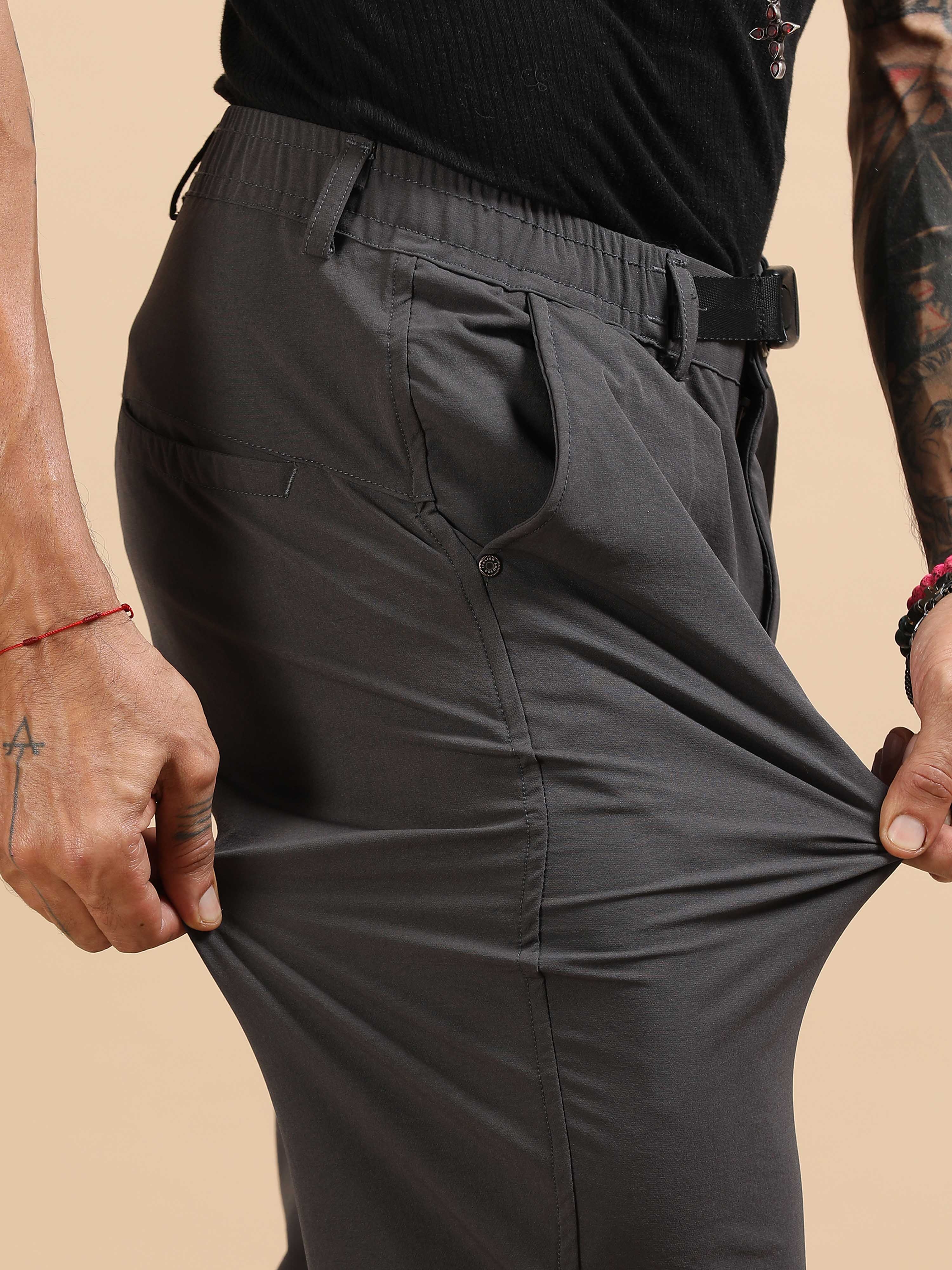 Mens Jogger Pants In Grey