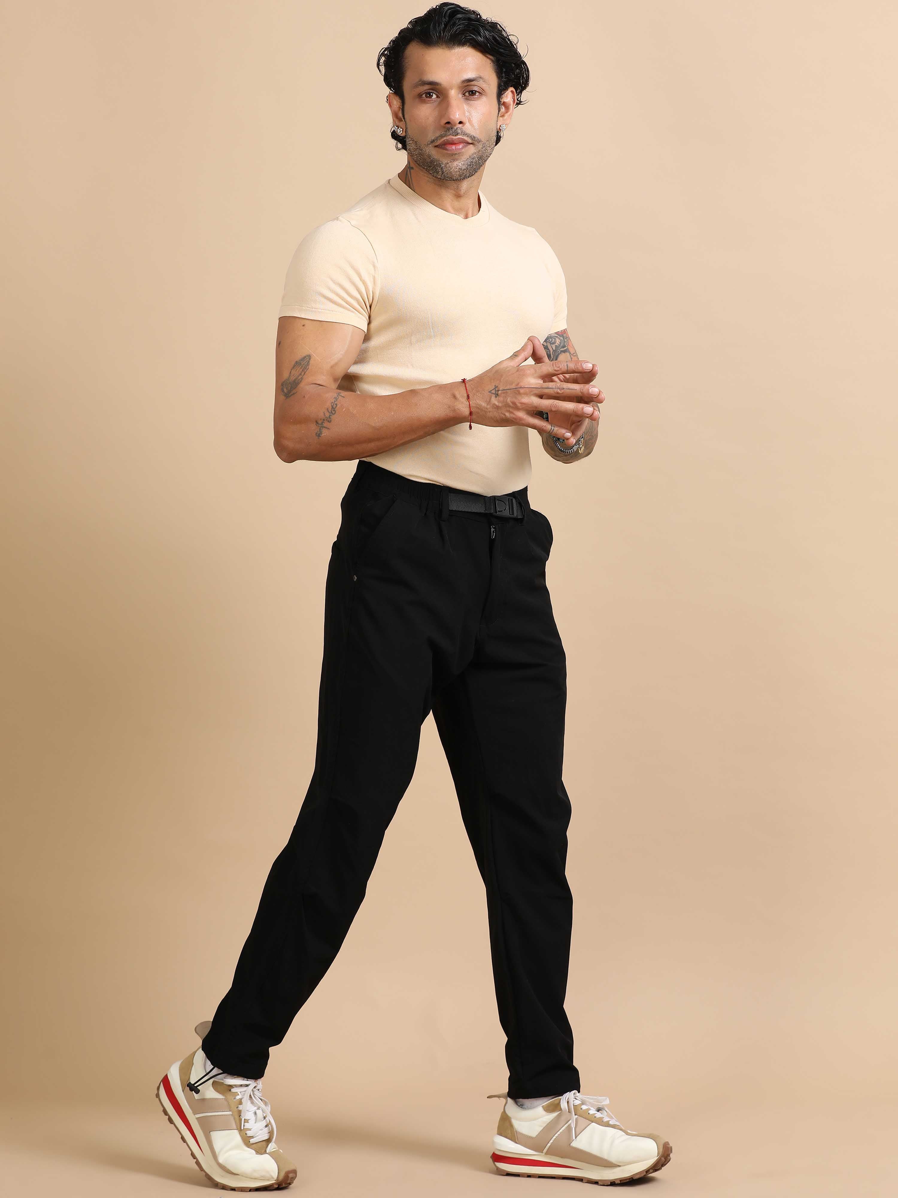 Mens Jogger Pants In Black