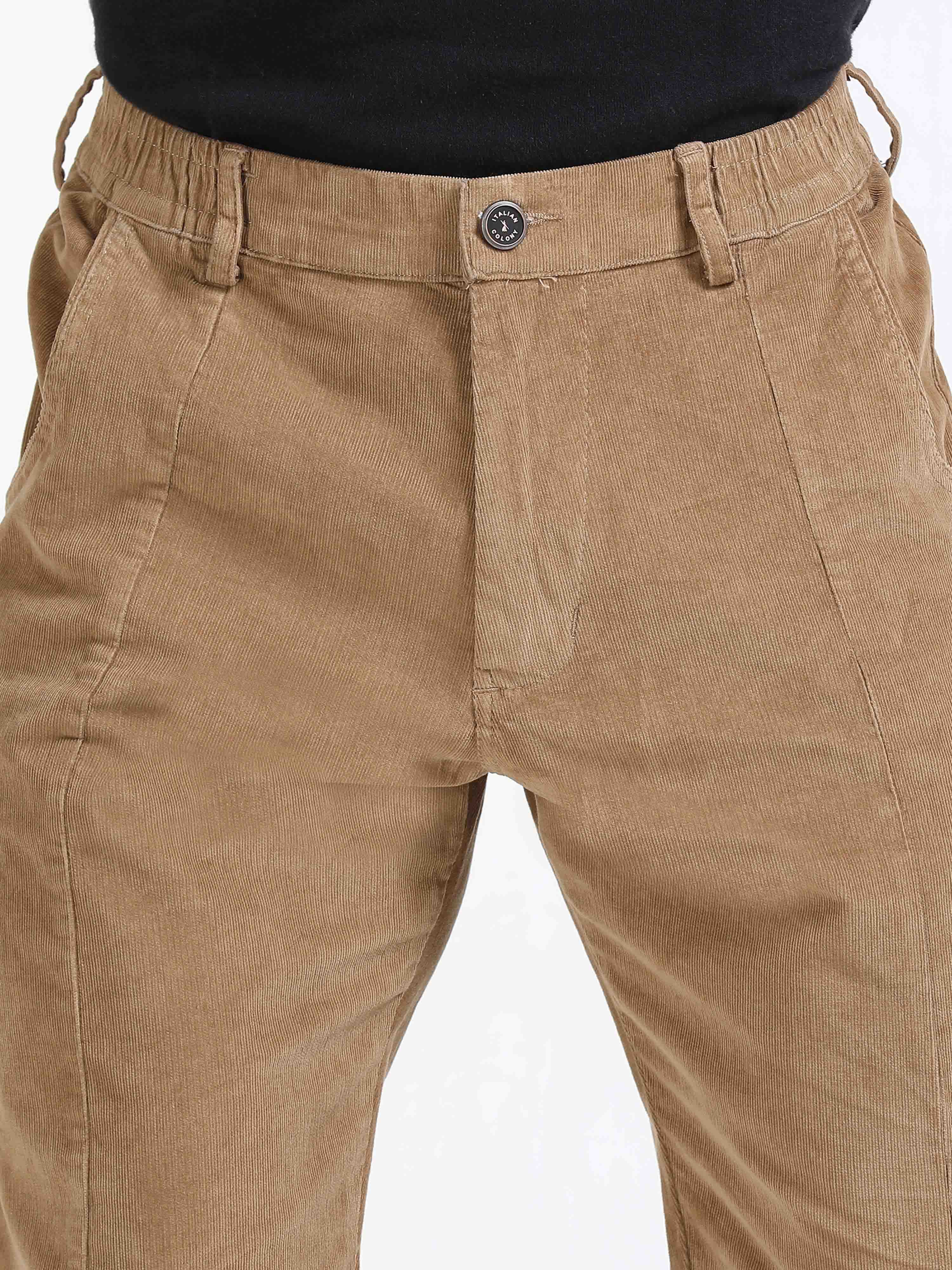 Corduroy Pant In Khaki for Men