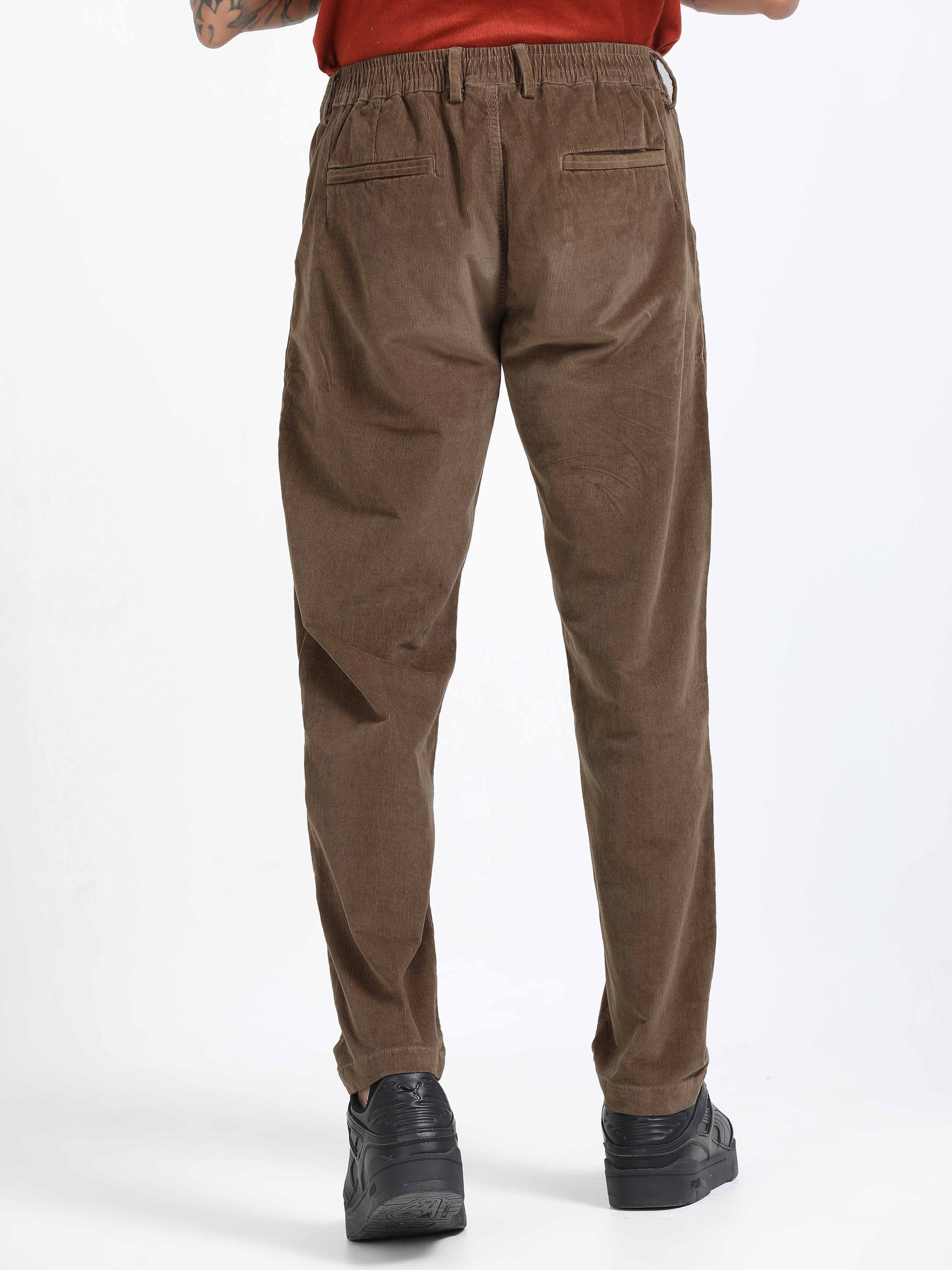 Corduroy Pant In Brown For Men