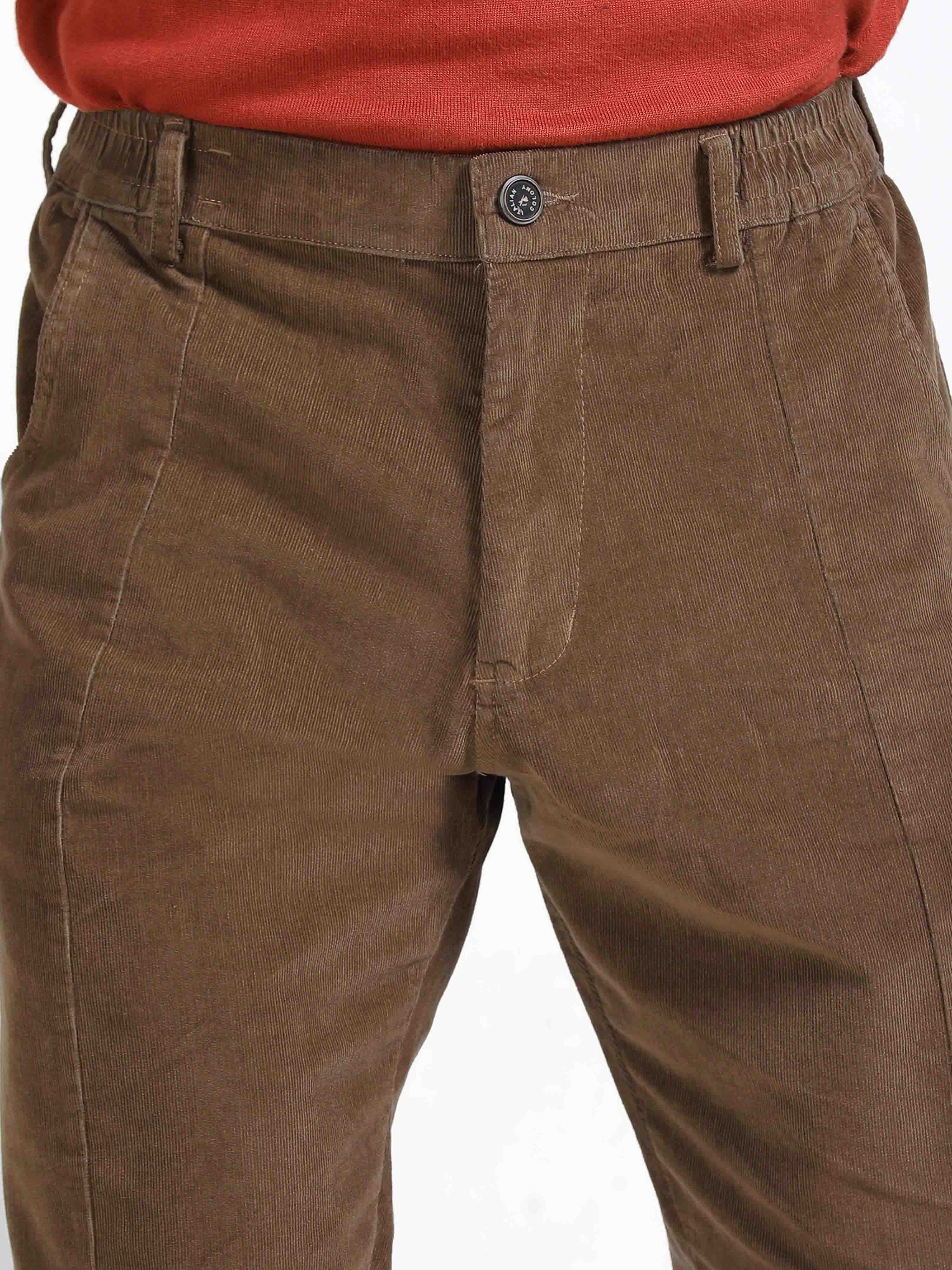Corduroy Pant In Brown For Men