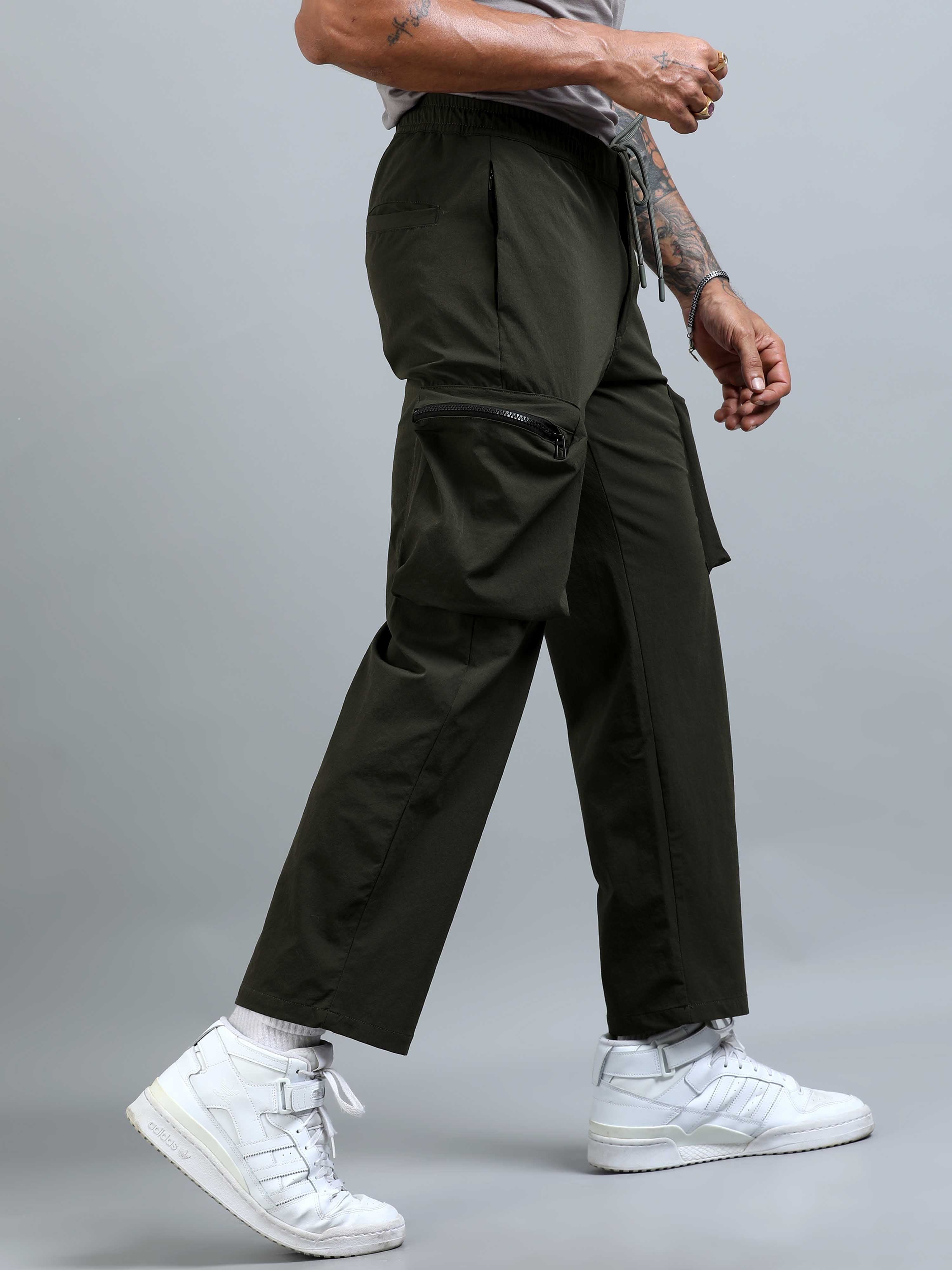 UrbanVoyage Relaxed Cargo In Olive