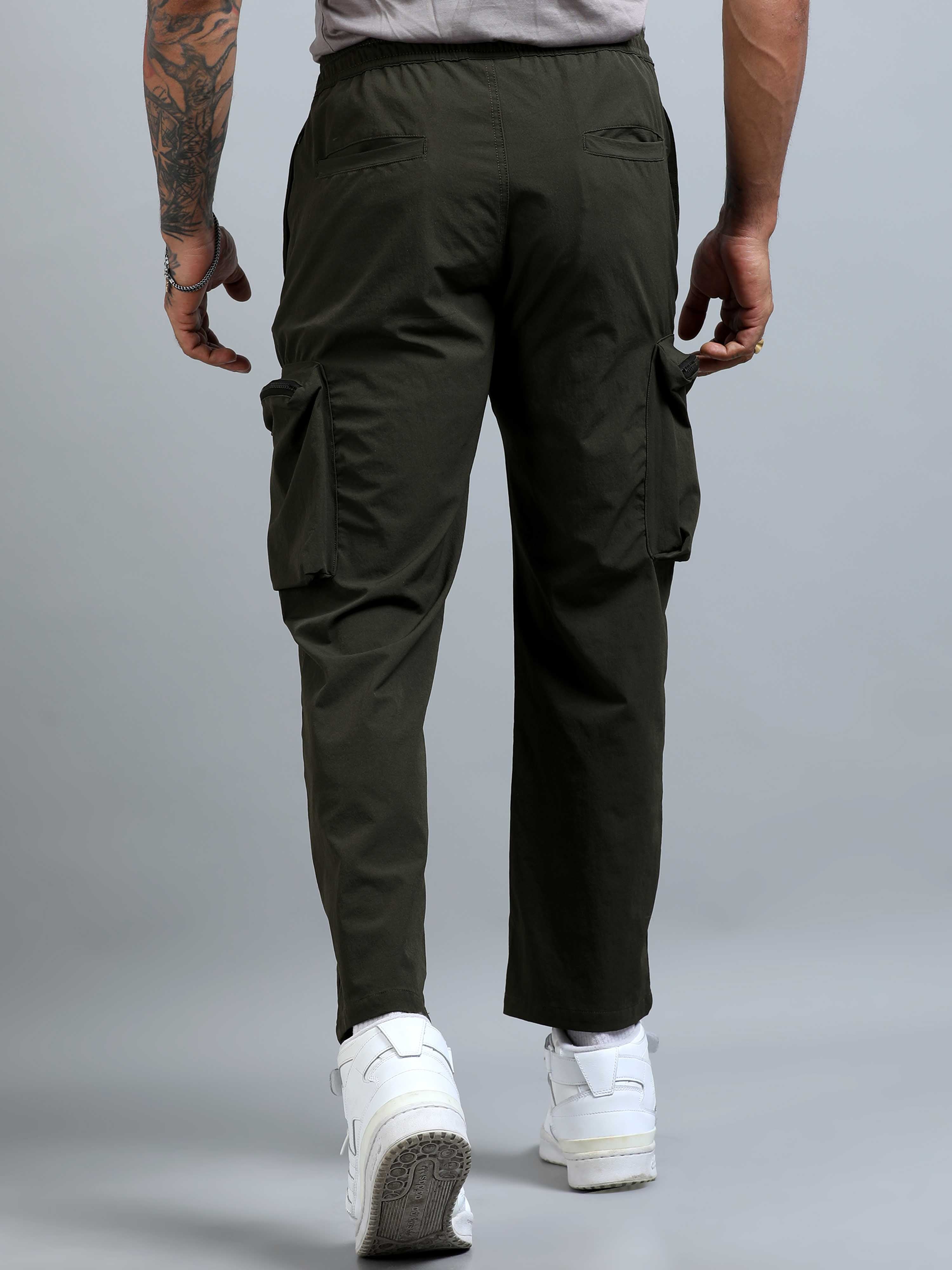 UrbanVoyage Relaxed Cargo In Olive