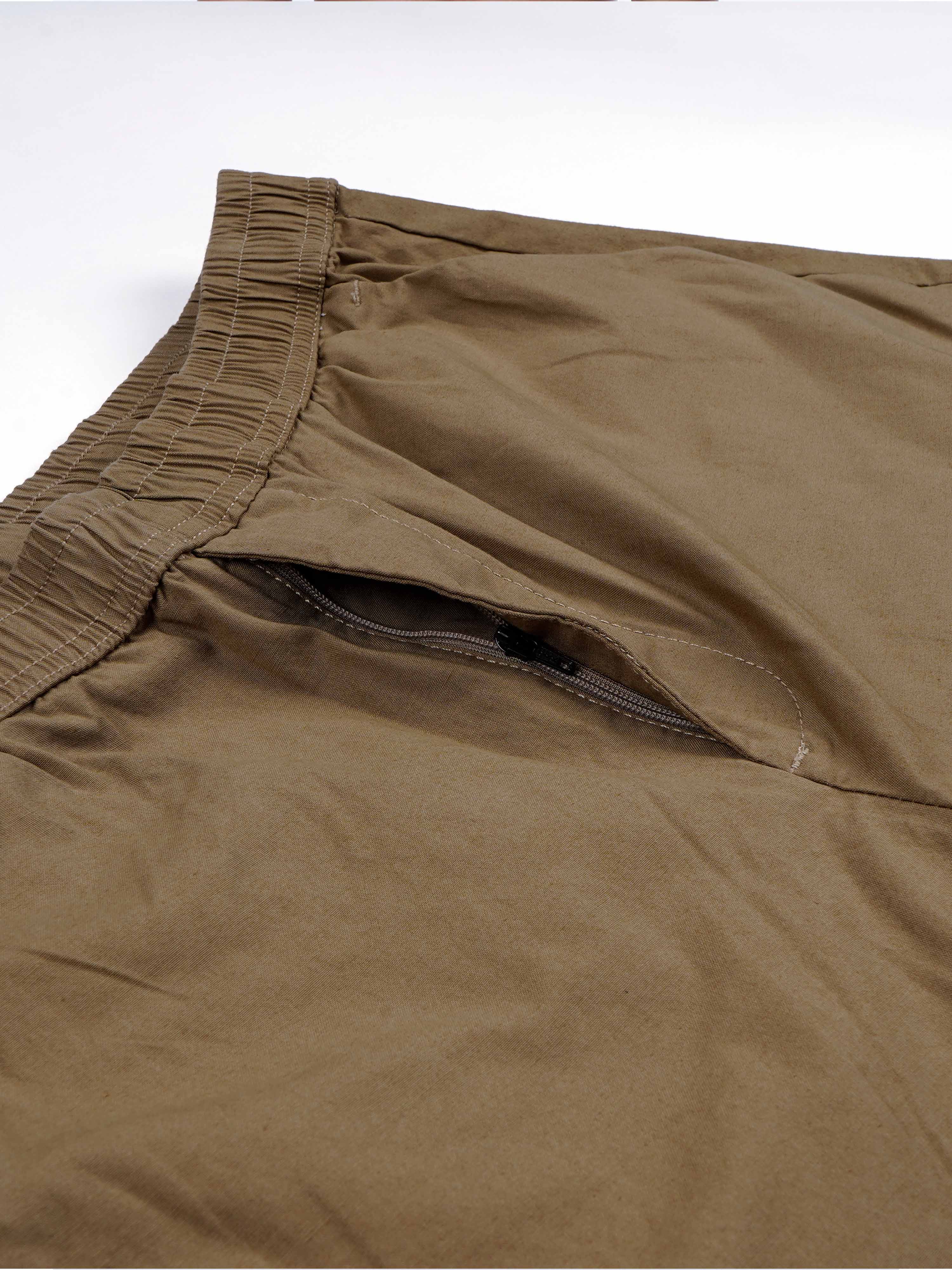 Khaki Joggers Cargo for Men