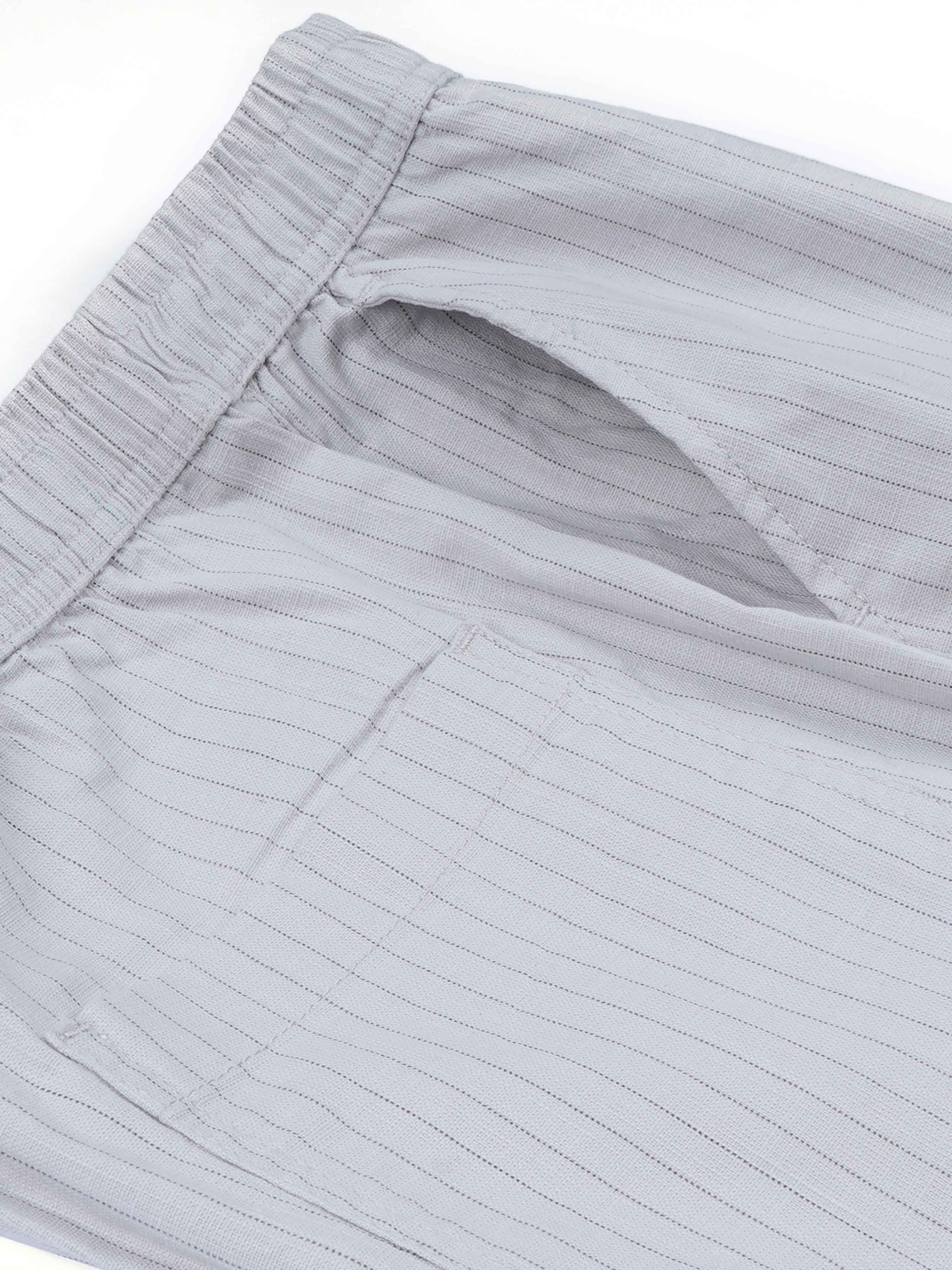 Grey Cargo Joggers Pants