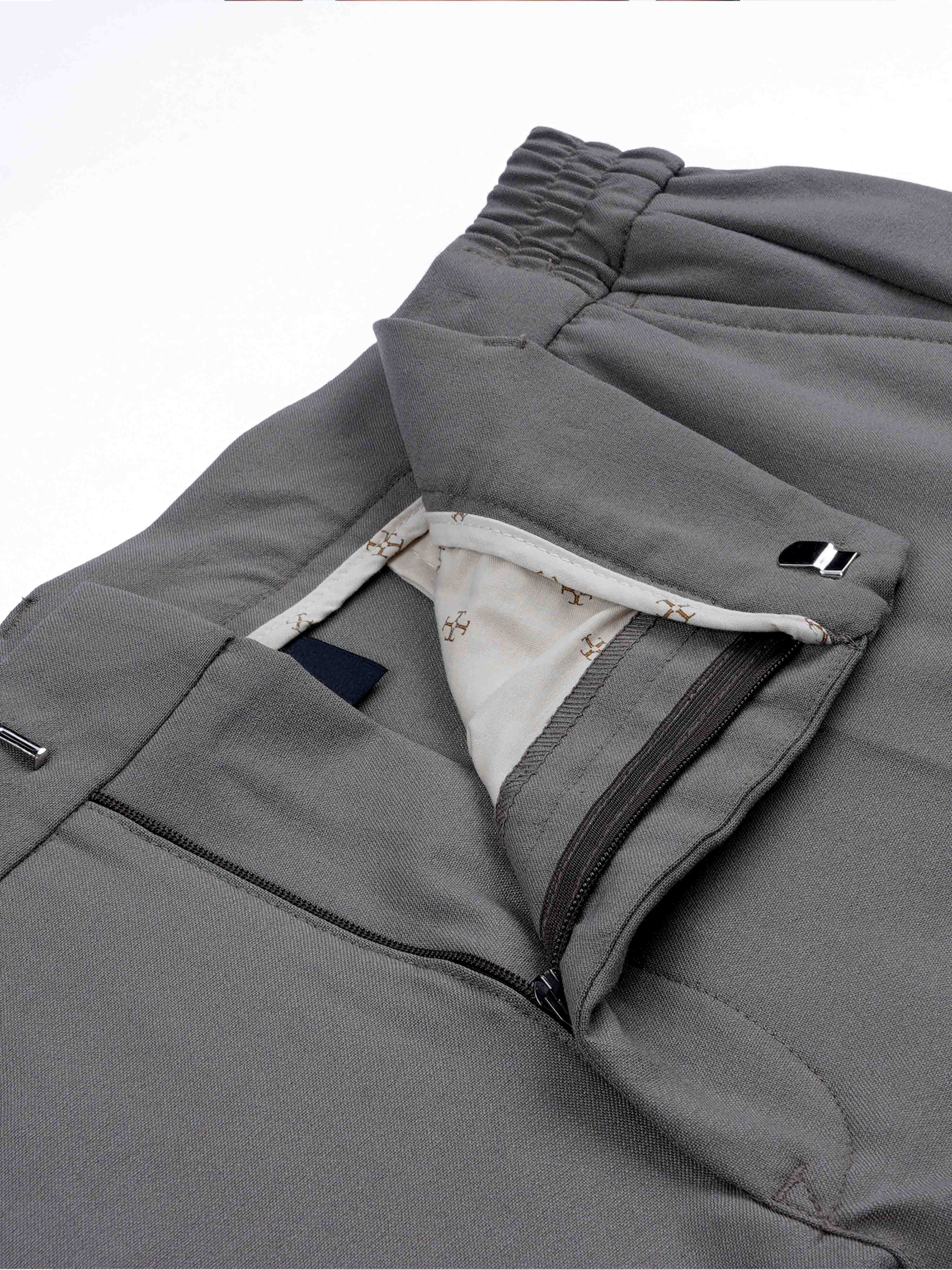 Soft Beige Relaxed Trousers for men