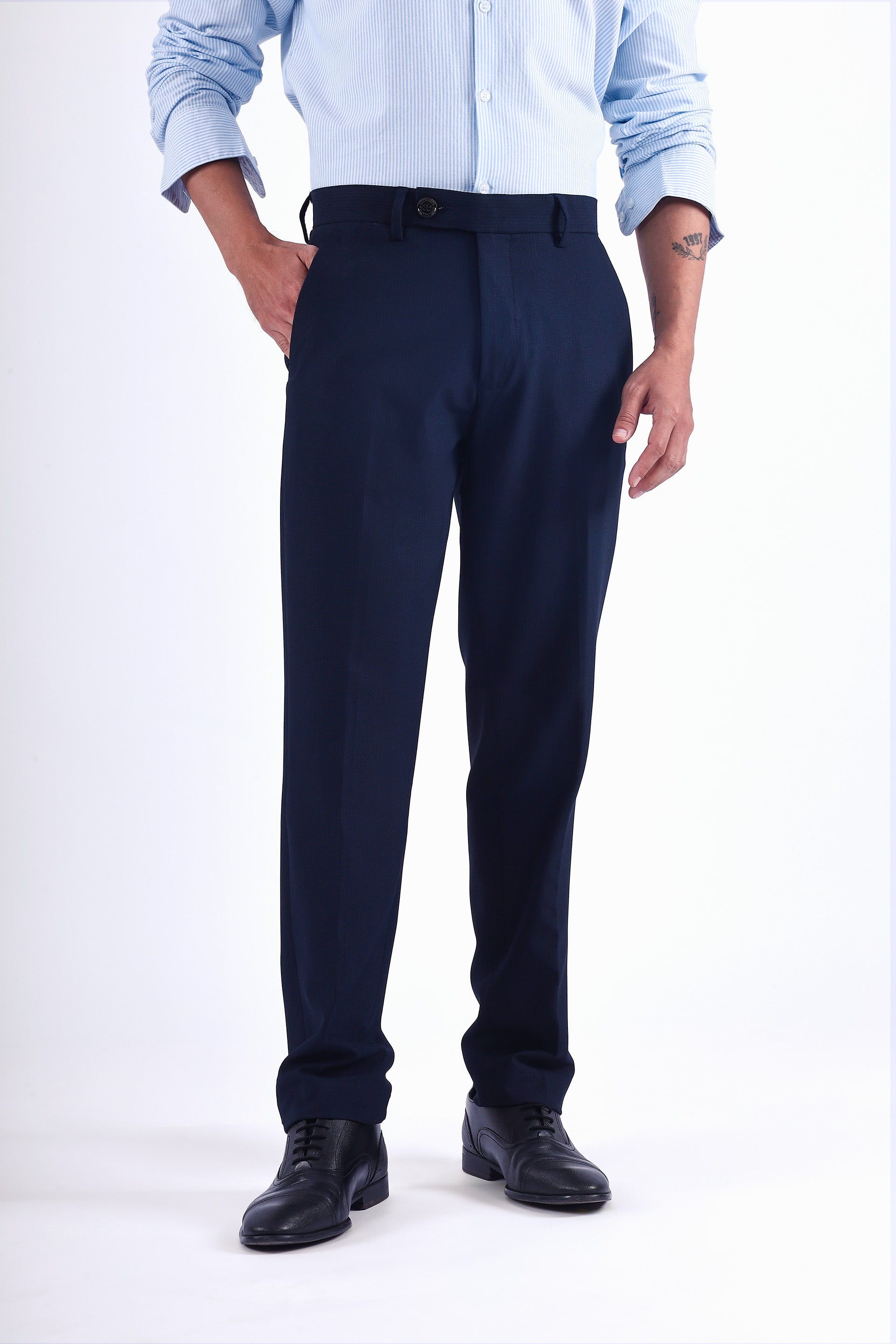 Buy Navy Blue Pants for Men Stylish Comfortable Pants