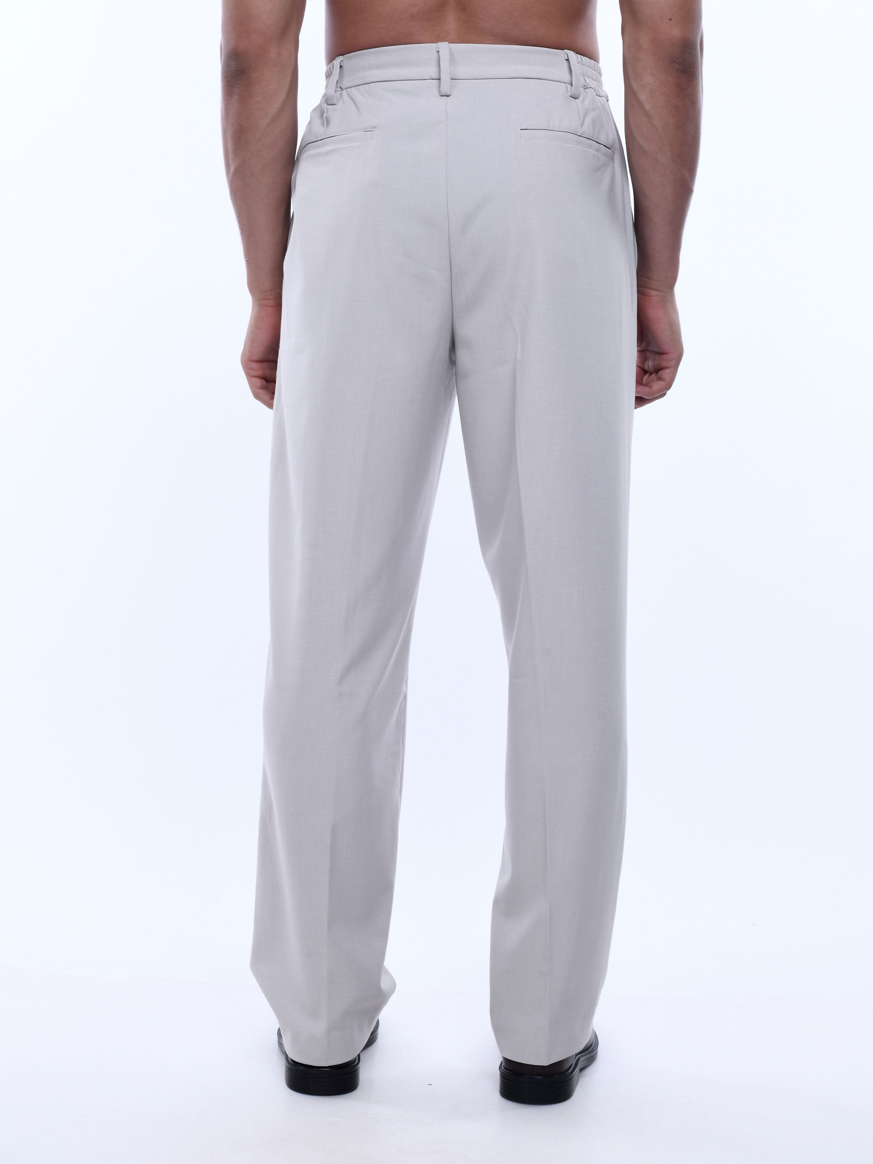 Cream Men Loose trousers Fit Bottomwear