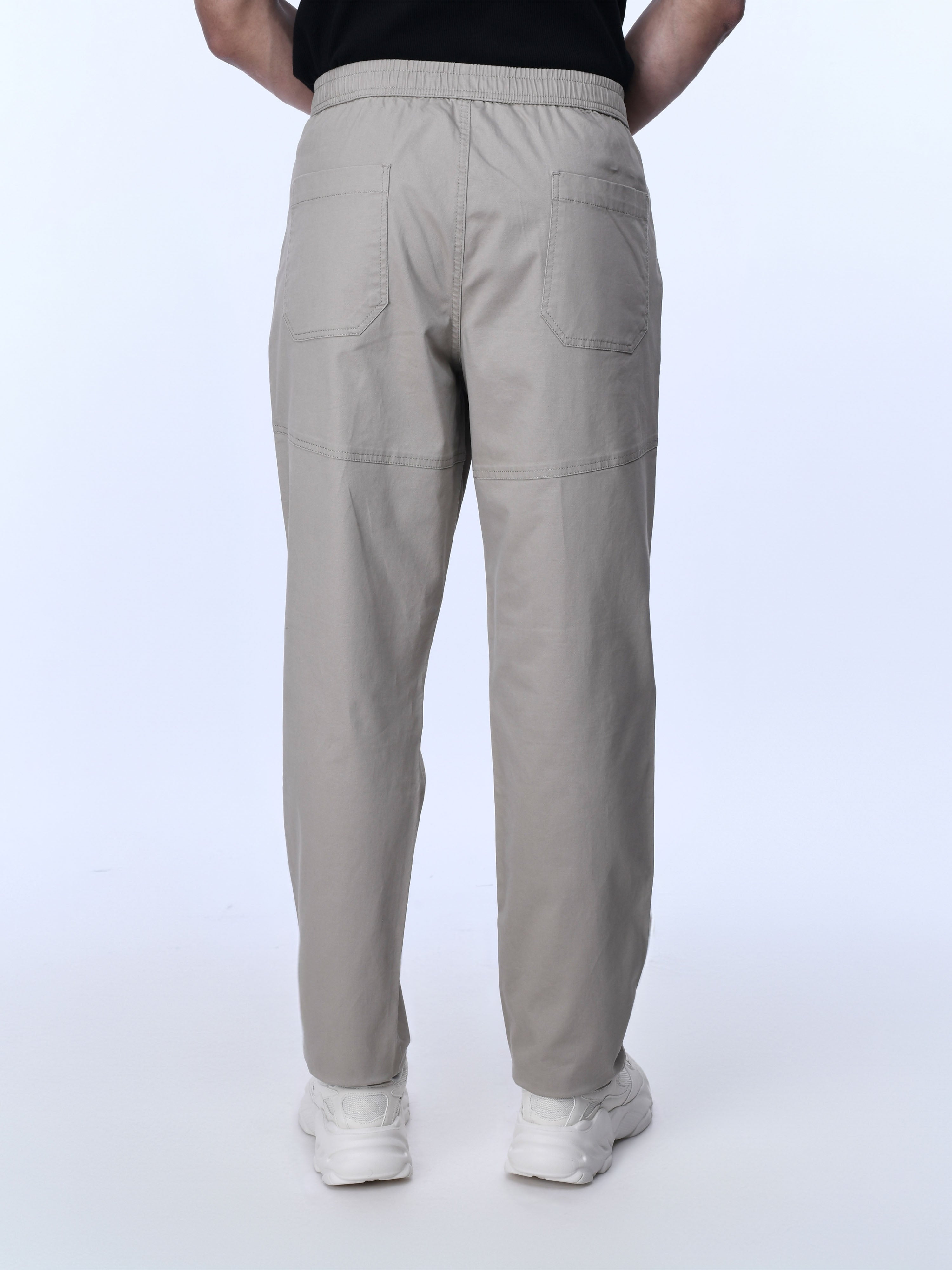 Beige Jogger Pants for Men