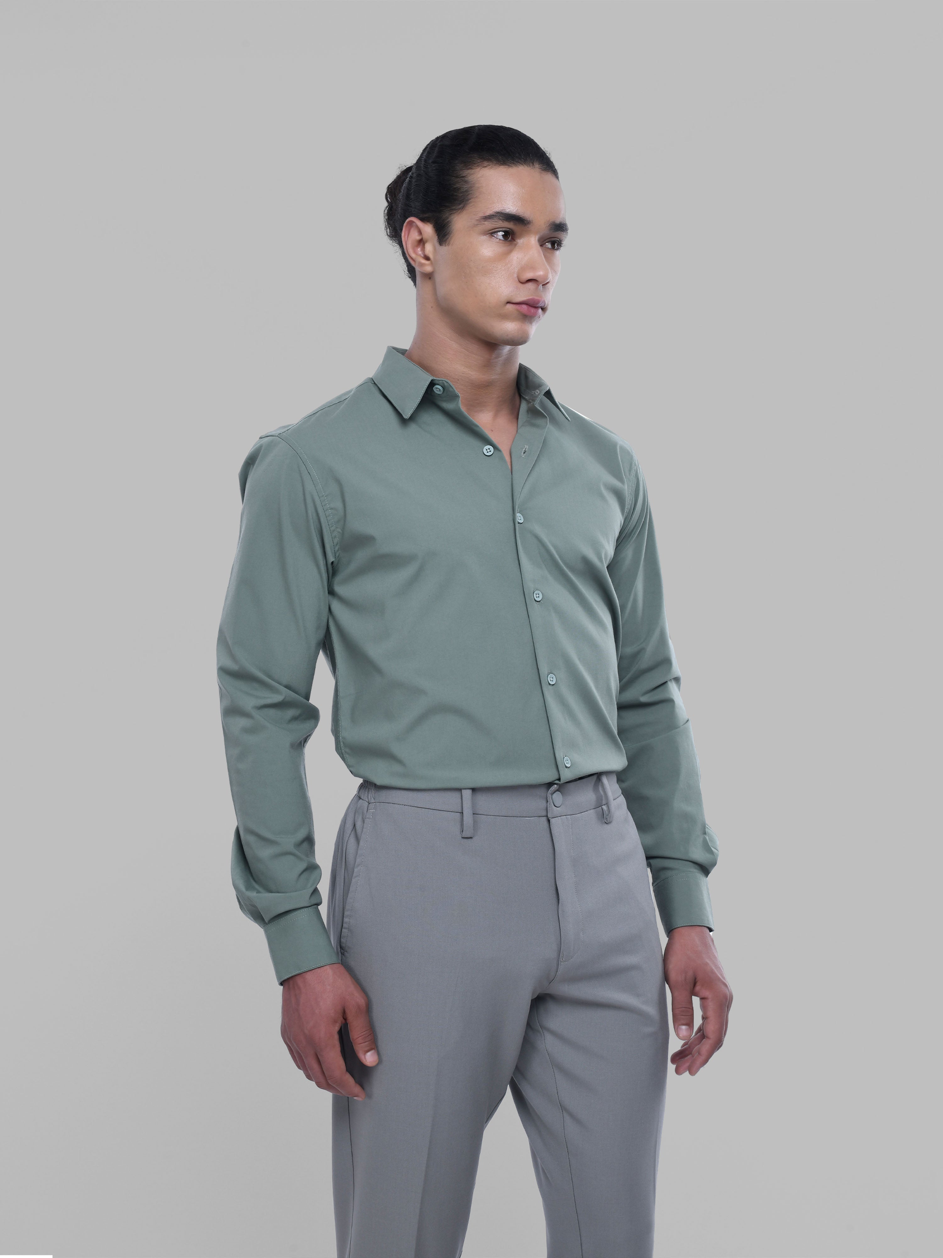 Classic Miracle Green Stretch Shirt